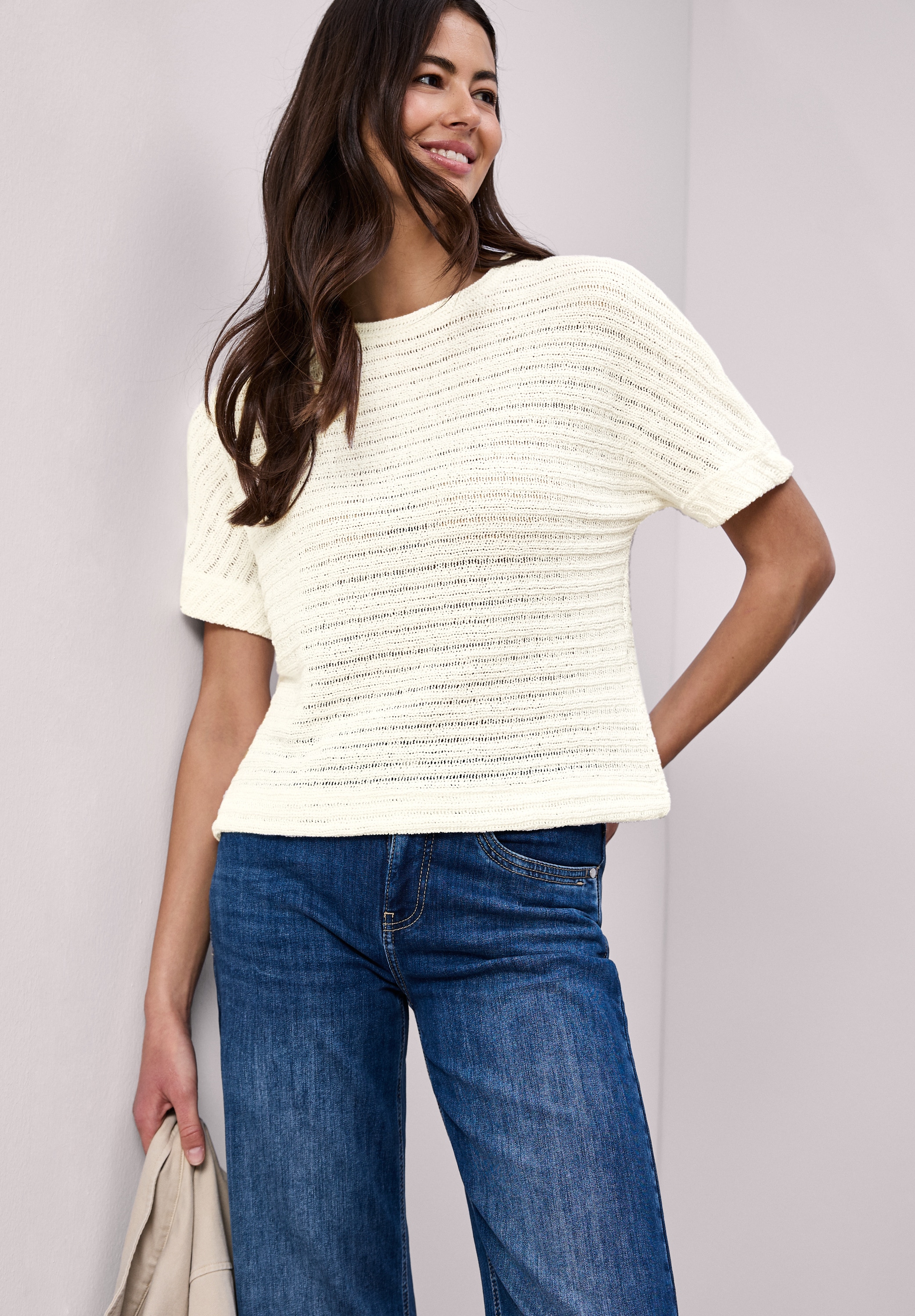 STREET ONE T-Shirt im soften Baumwoll-Mix