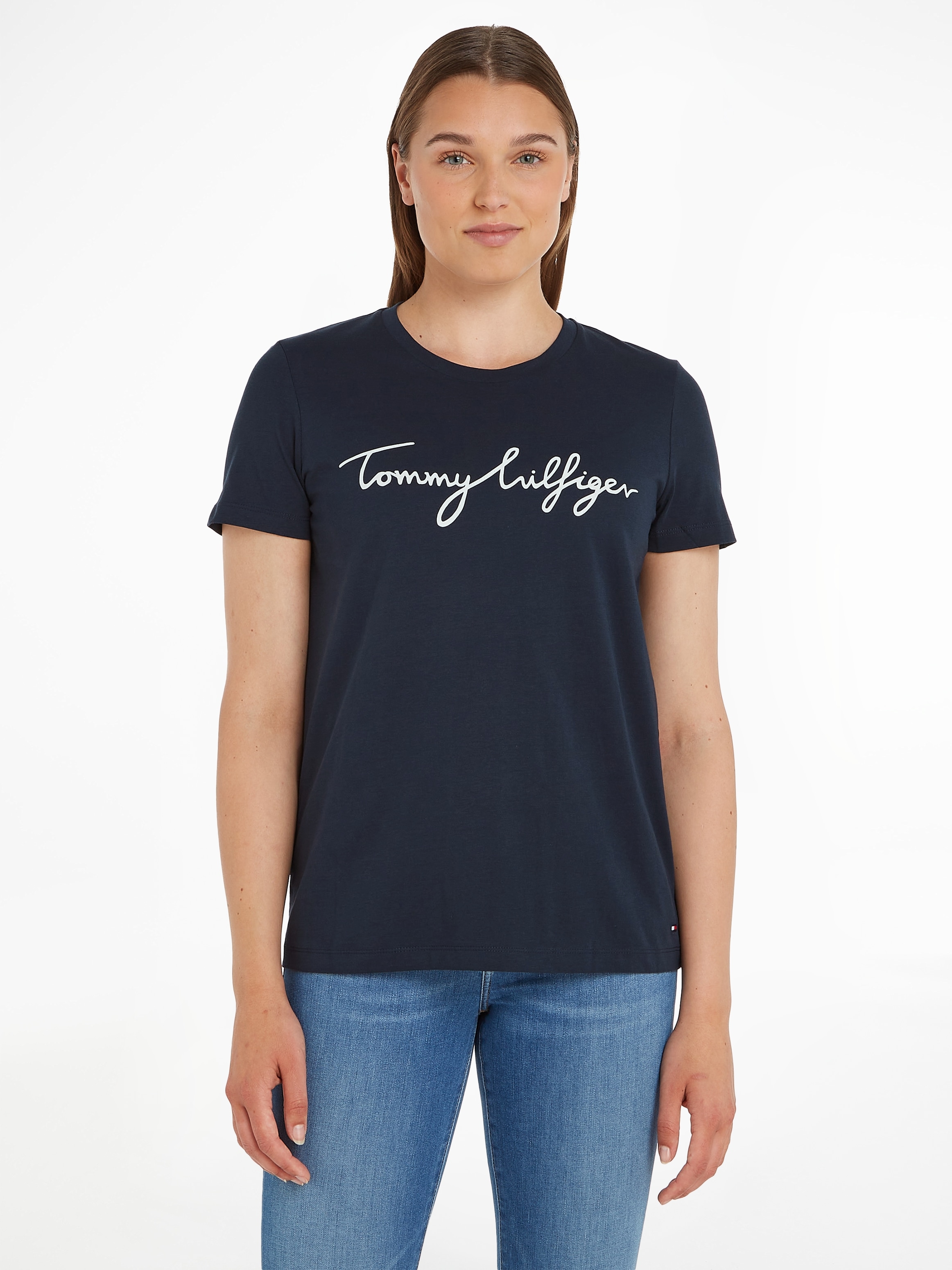 Tommy Hilfiger T-Shirt "HERITAGE CREW NECK GRAPHIC TEE", mit Tommy Hilfiger günstig online kaufen