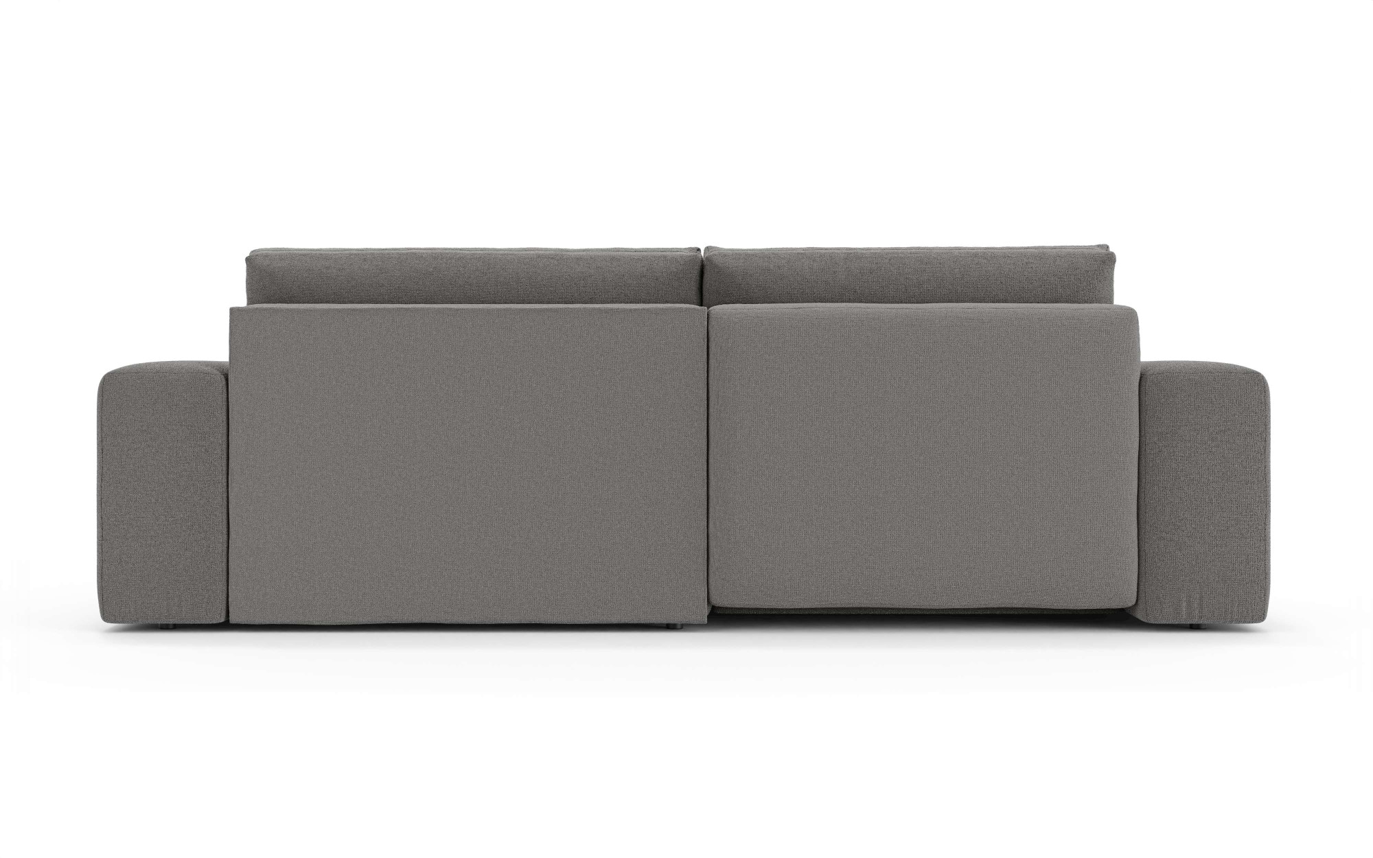 OTTO home Ecksofa »MATTS Schlafsofa mit Bettkasten, Maße B/T/H: 265/159/89 cm«, L-Form mit Recamiere rechts oder links, hoher Sitzkomfort