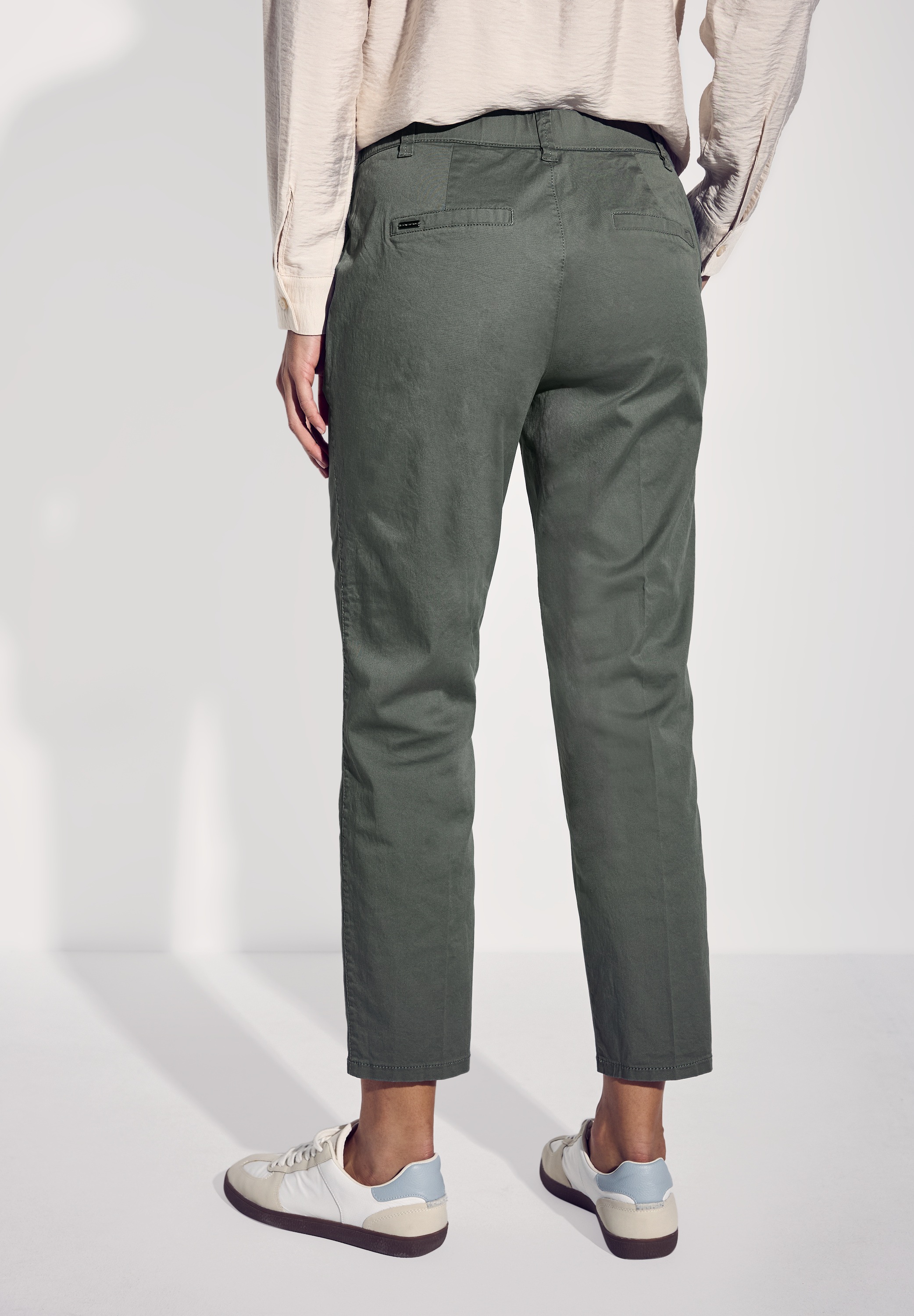 STREET ONE Chinohose, Middle Waist günstig online kaufen