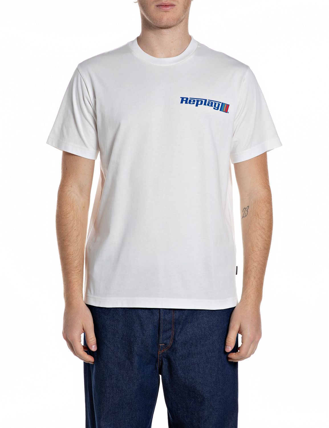 Replay T-Shirt mit Racing-Print günstig online kaufen