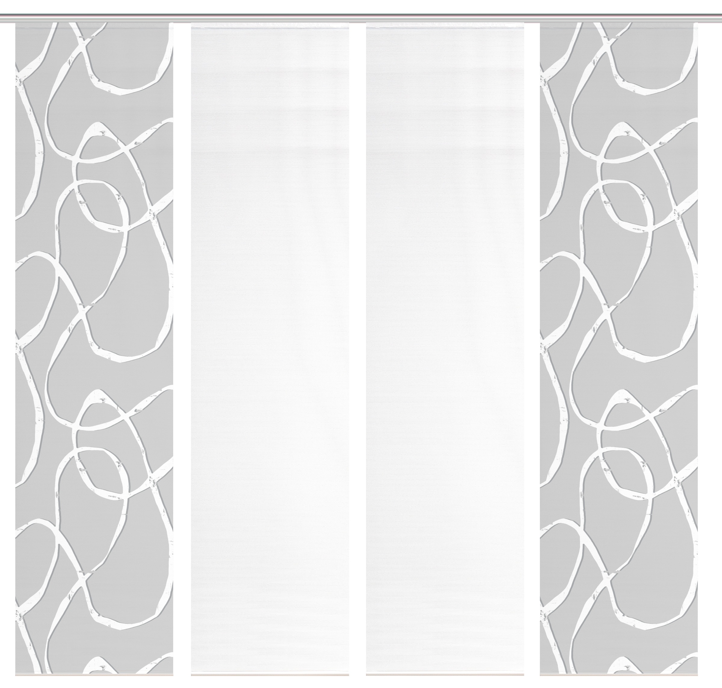 Vision S Schiebegardine »OPHELIA« Paneelwagen 4 Stk. tlg. Schiebevorhang,Bambusoptik,Digitaldruck,SET