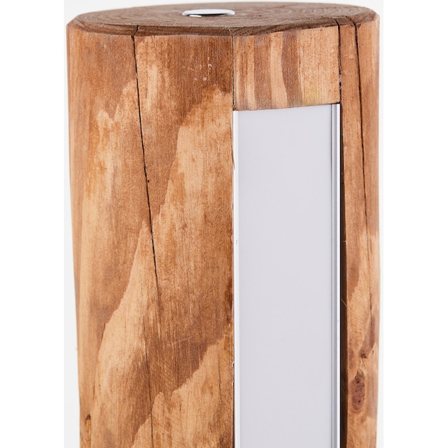 Brilliant LED Tischleuchte »Odun«, 1 flammig-flammig, 46 cm Höhe,  Touchdimmer, 800 lm, warmweiß, Holz/Metall, kiefer gebeizt | BAUR