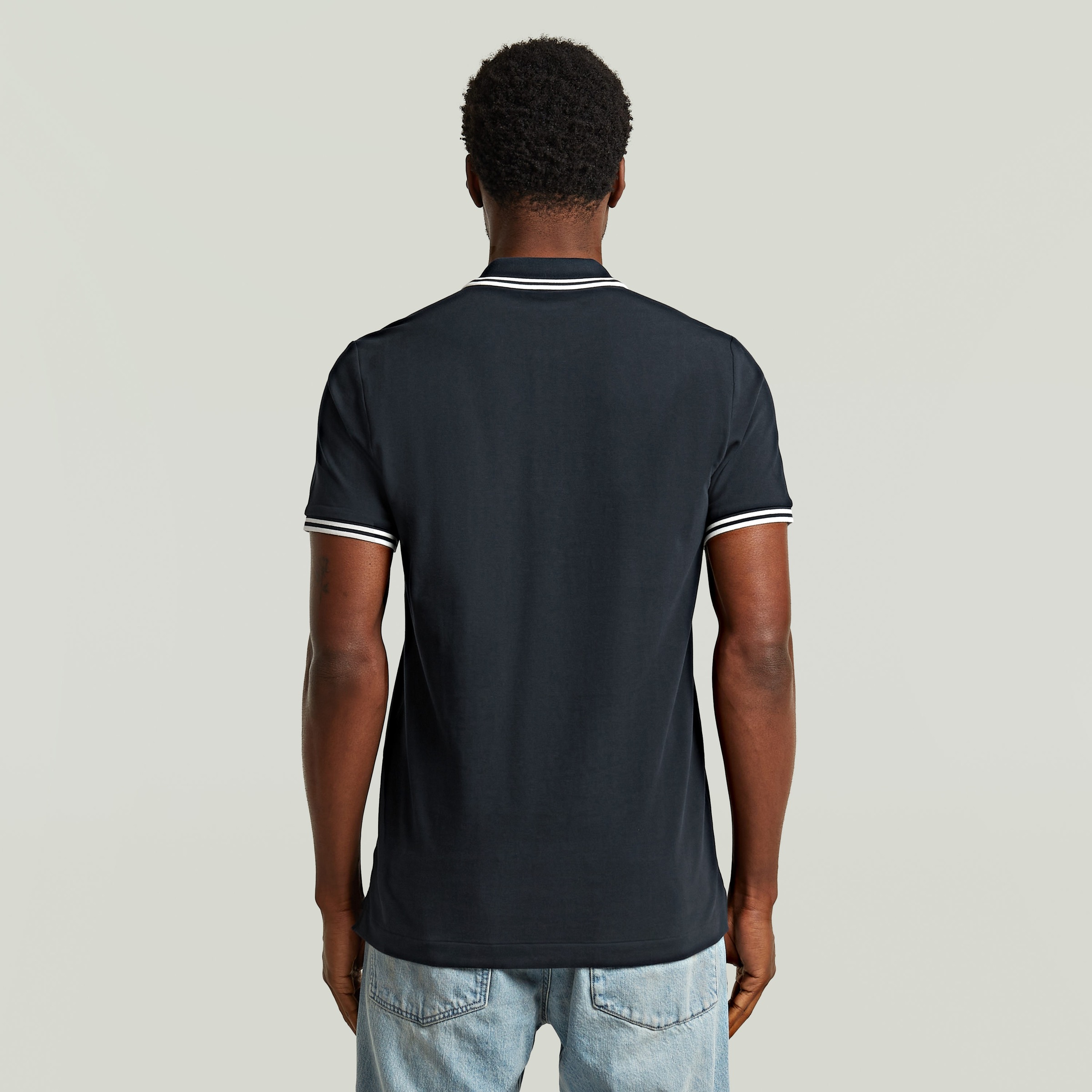 G-STAR Poloshirt "Poloshirt Dunda slim stripe" in Kurzarm-Form günstig online kaufen