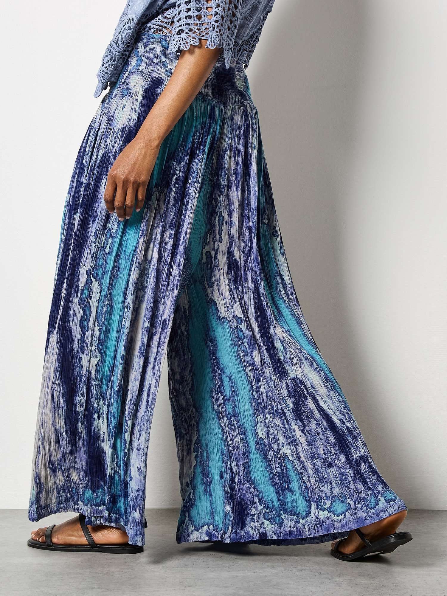 Apricot Palazzohose »Palazzo-Hose mit Tie-Dye-Effekt«