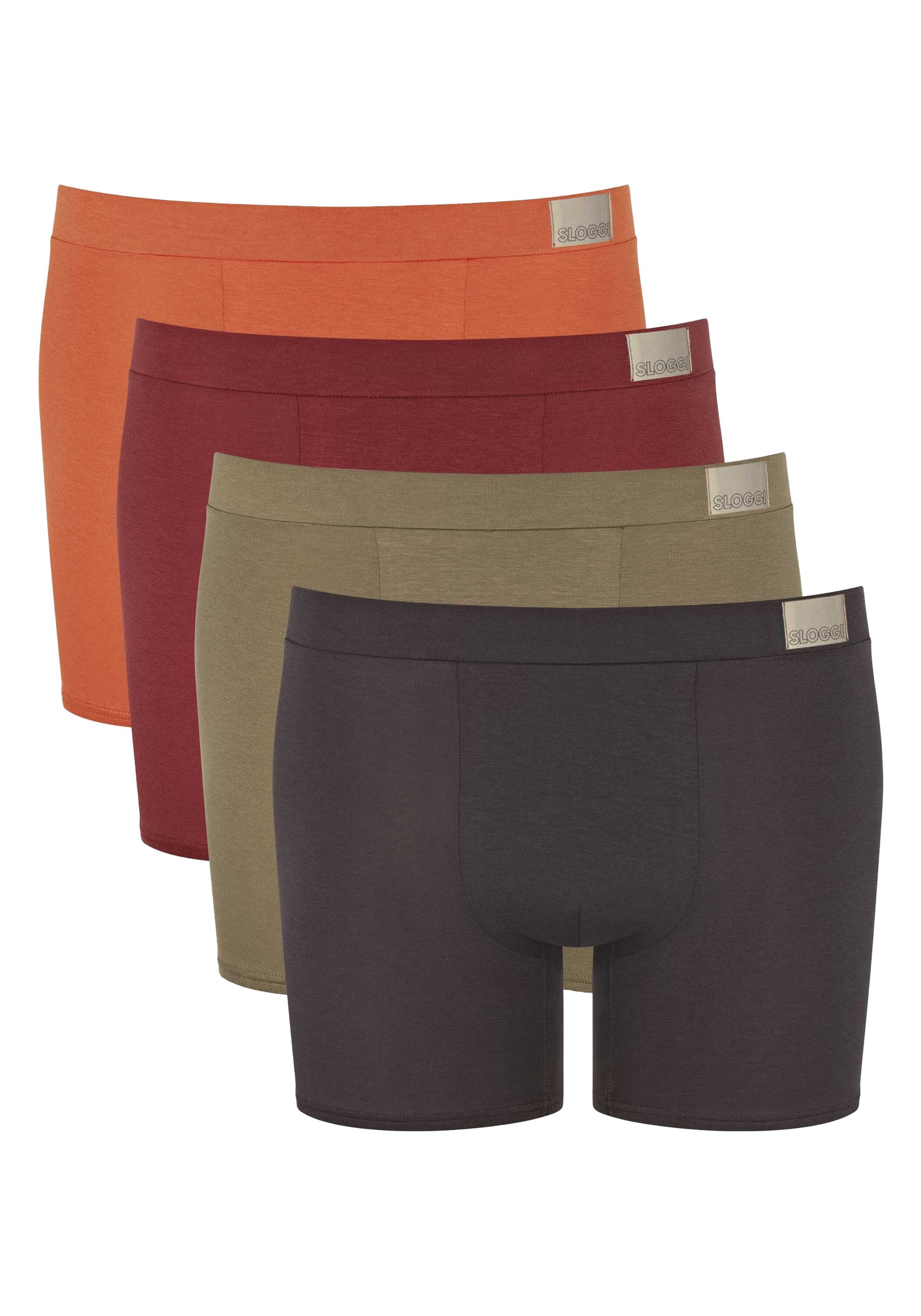 sloggi Boxershorts "Boxershort GO Natural Short C4P 4P 4er Pack" günstig online kaufen