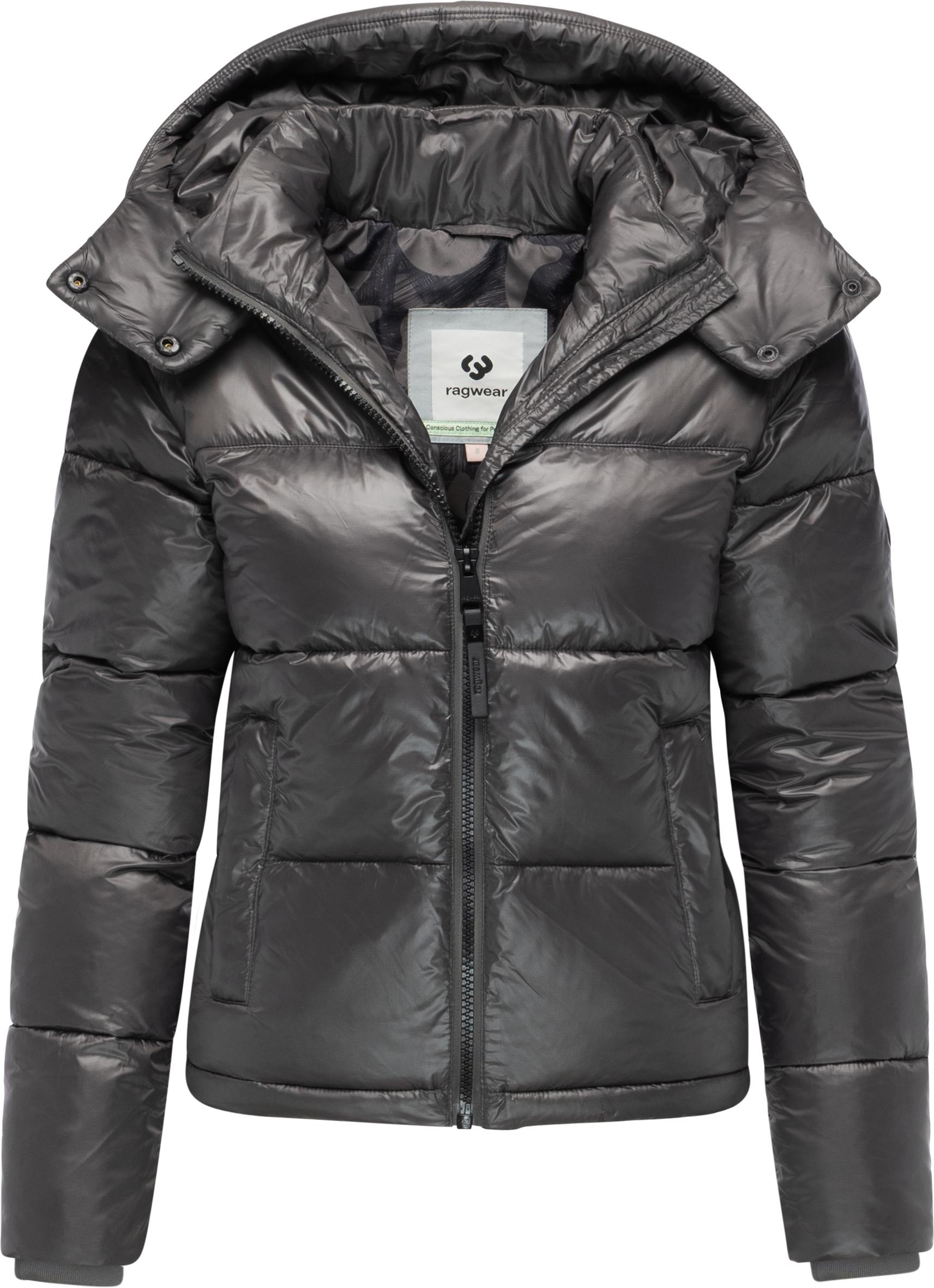 Ragwear Steppjacke »Roobie II«, mit Kapuze, Matt glänzende Damen Winterjacke mit Kapuze