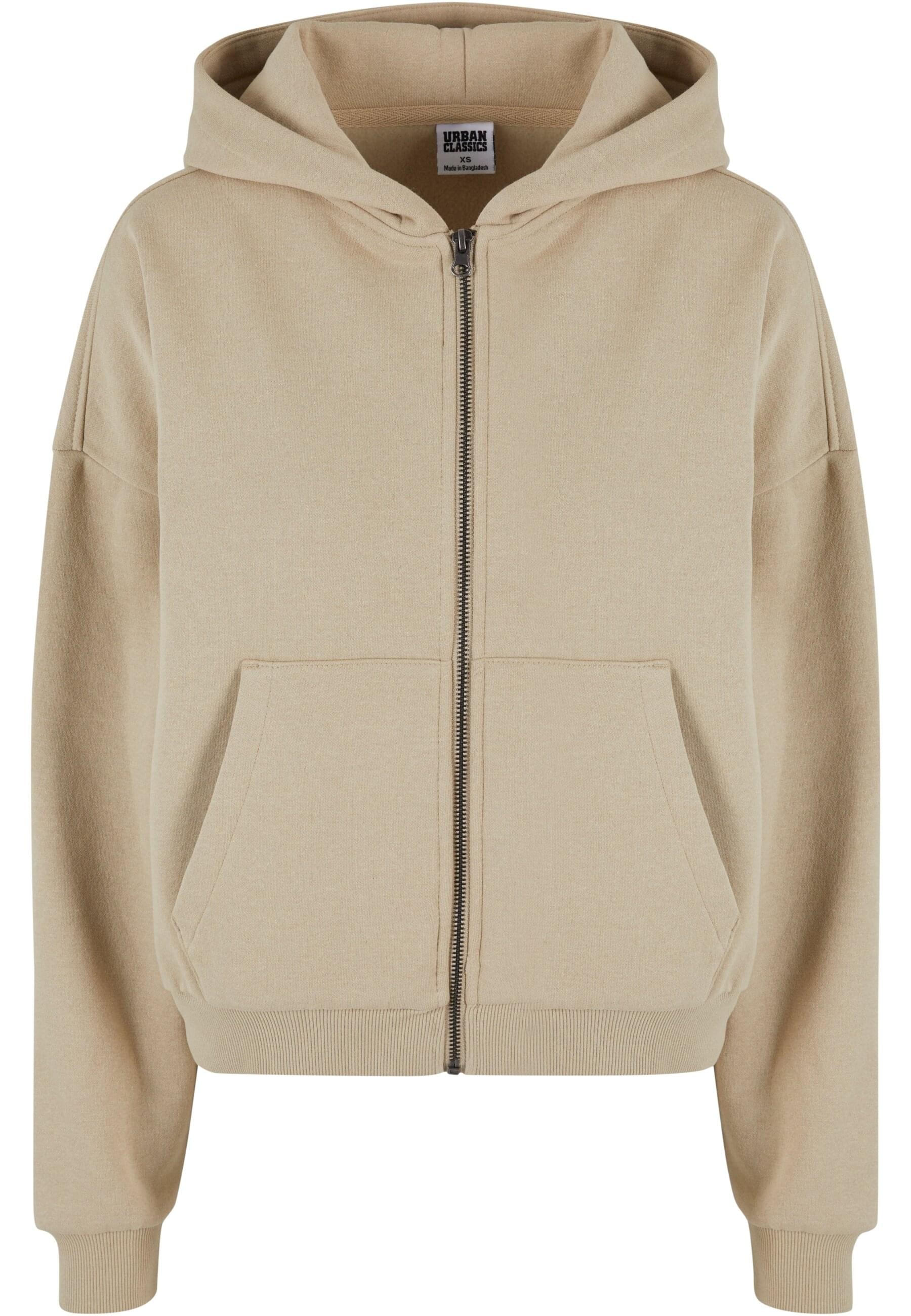 URBAN CLASSICS Sweatjacke »Urban Classics Damen Ladies Boxy Zip Hoody«