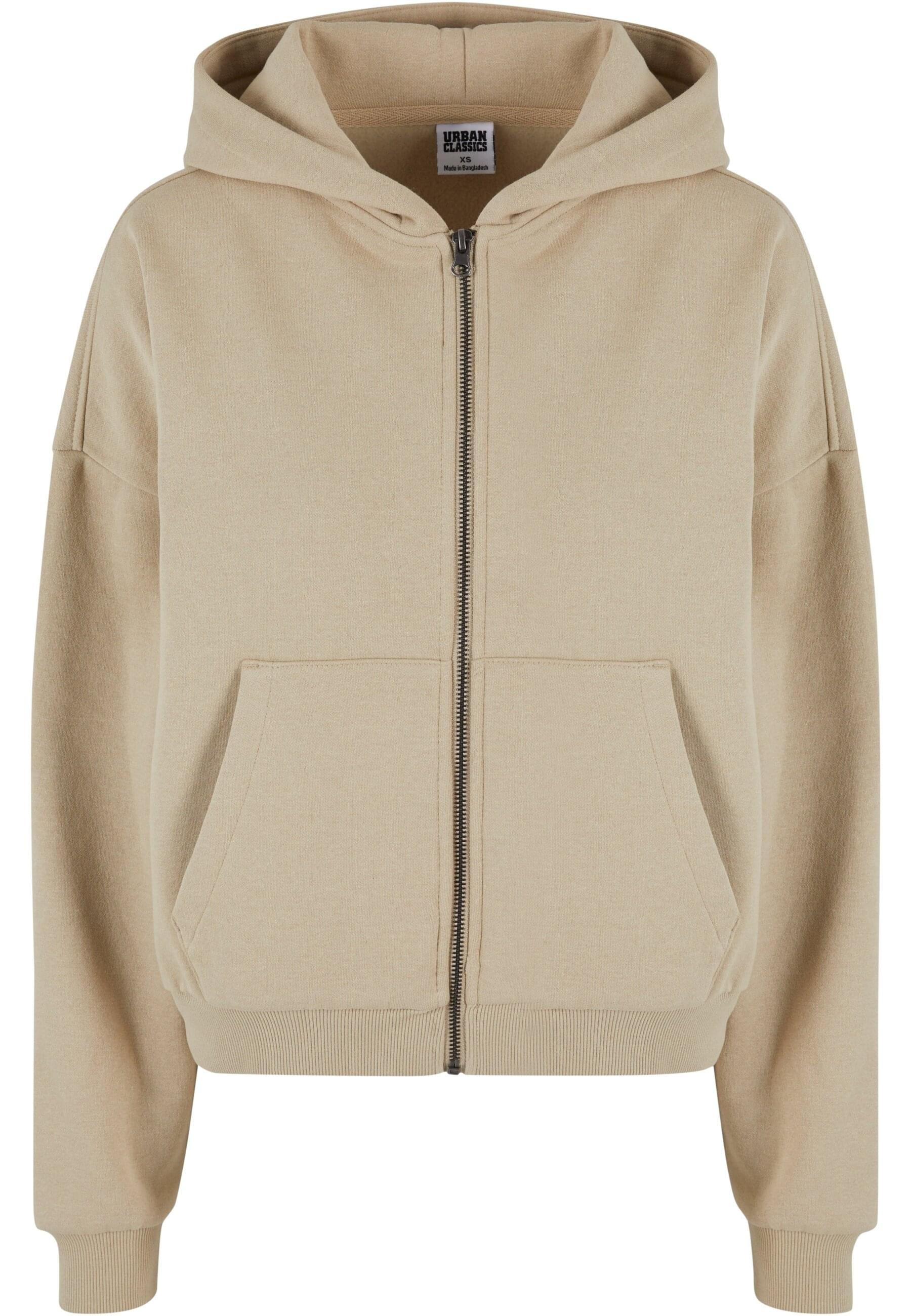 URBAN CLASSICS Sweatjacke "Urban Classics Damen Ladies Boxy Zip Hoody"