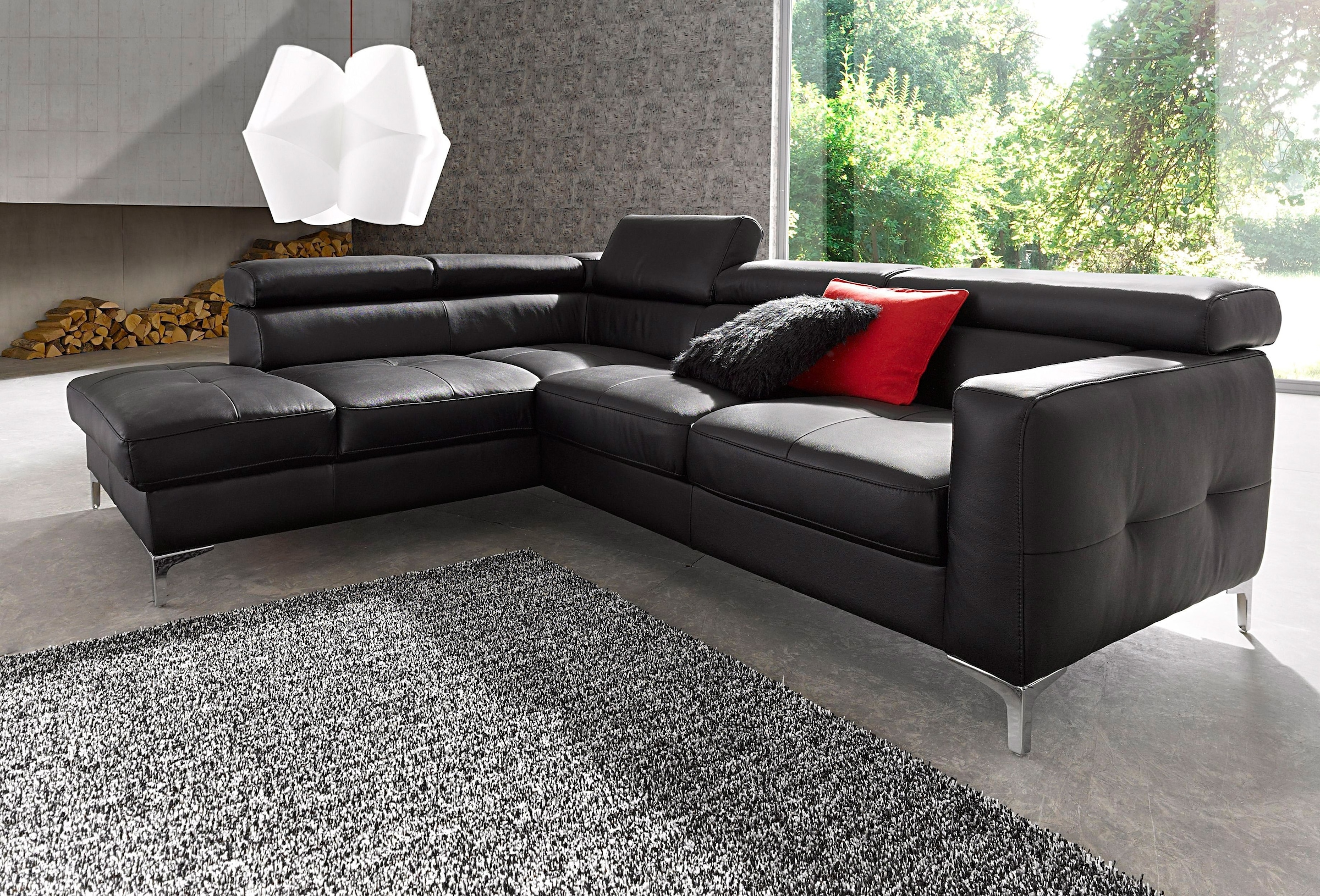 COTTA Polstergarnitur "Sammy L-Form", (Set), Set bestehend aus: Ecksofa mit günstig online kaufen