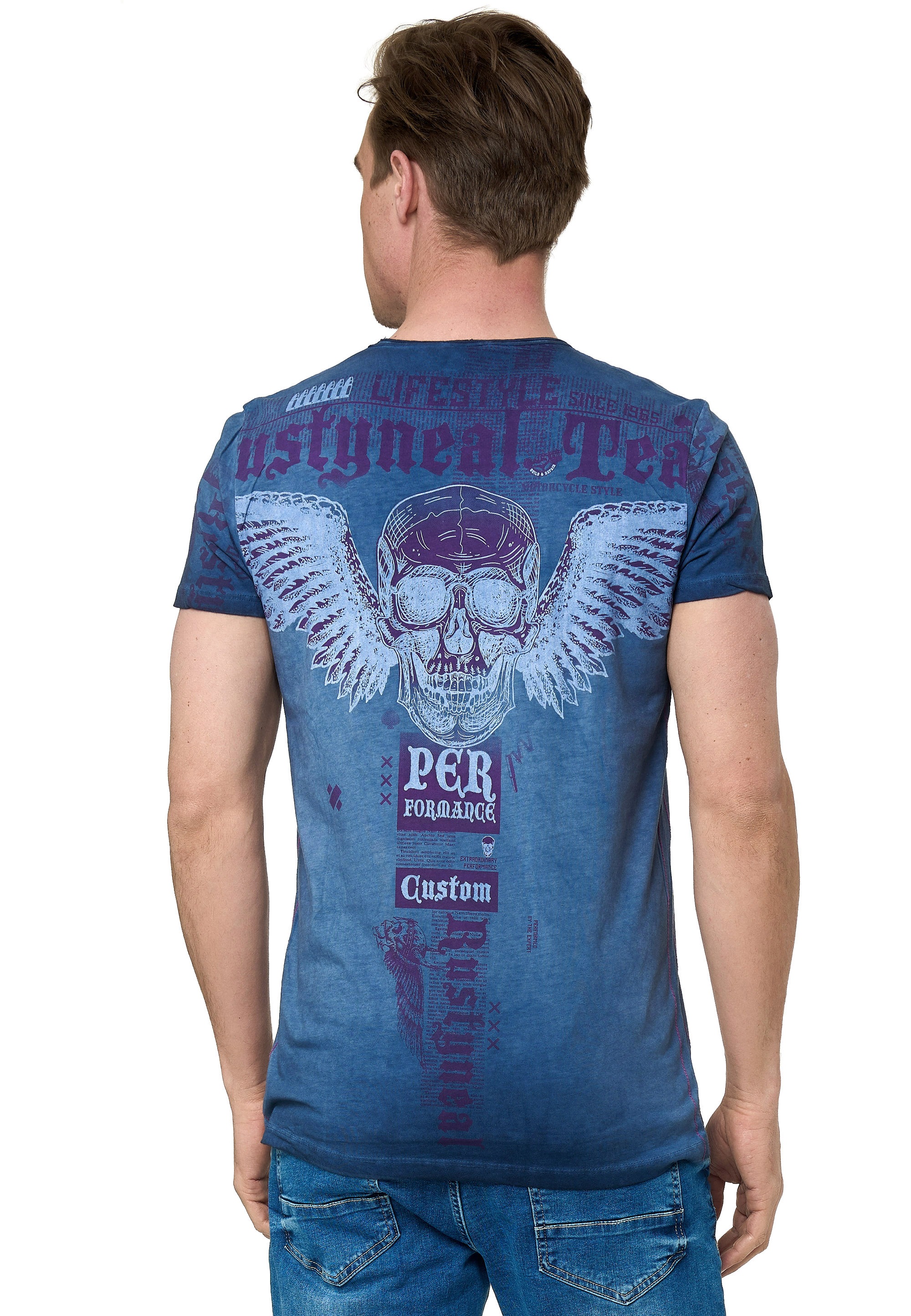 Rusty Neal T-Shirt, mit coolem Allover-Print | ▷ für BAUR