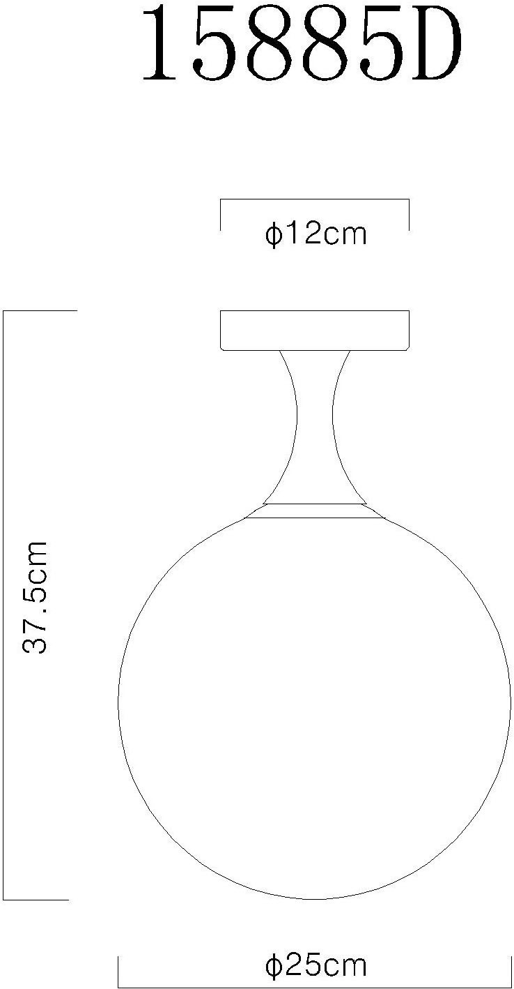 GLOBO LIGHTING Deckenleuchte »DALTON« E27 1 Stk. Deckenlampe Wohnzimmer-Leuchte Schlafzimmer-Leuchte Flur Küche