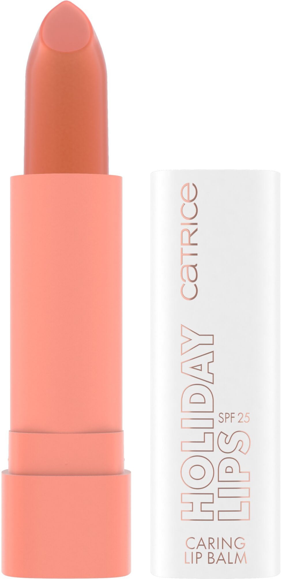 Catrice Lippenbalsam »Holiday Lips Caring Lip Balm«, (Set, 3 tlg.), Pflegt die Lippen mit Kokosnussöl und schützt mit LSF 25.