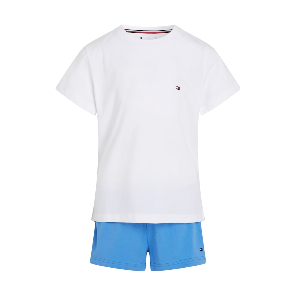 Tommy Hilfiger Underwear Pyjama »SS SHORT PJ SET BASICS«, (Set, 2 tlg.), Kinder bis 16 Jahre