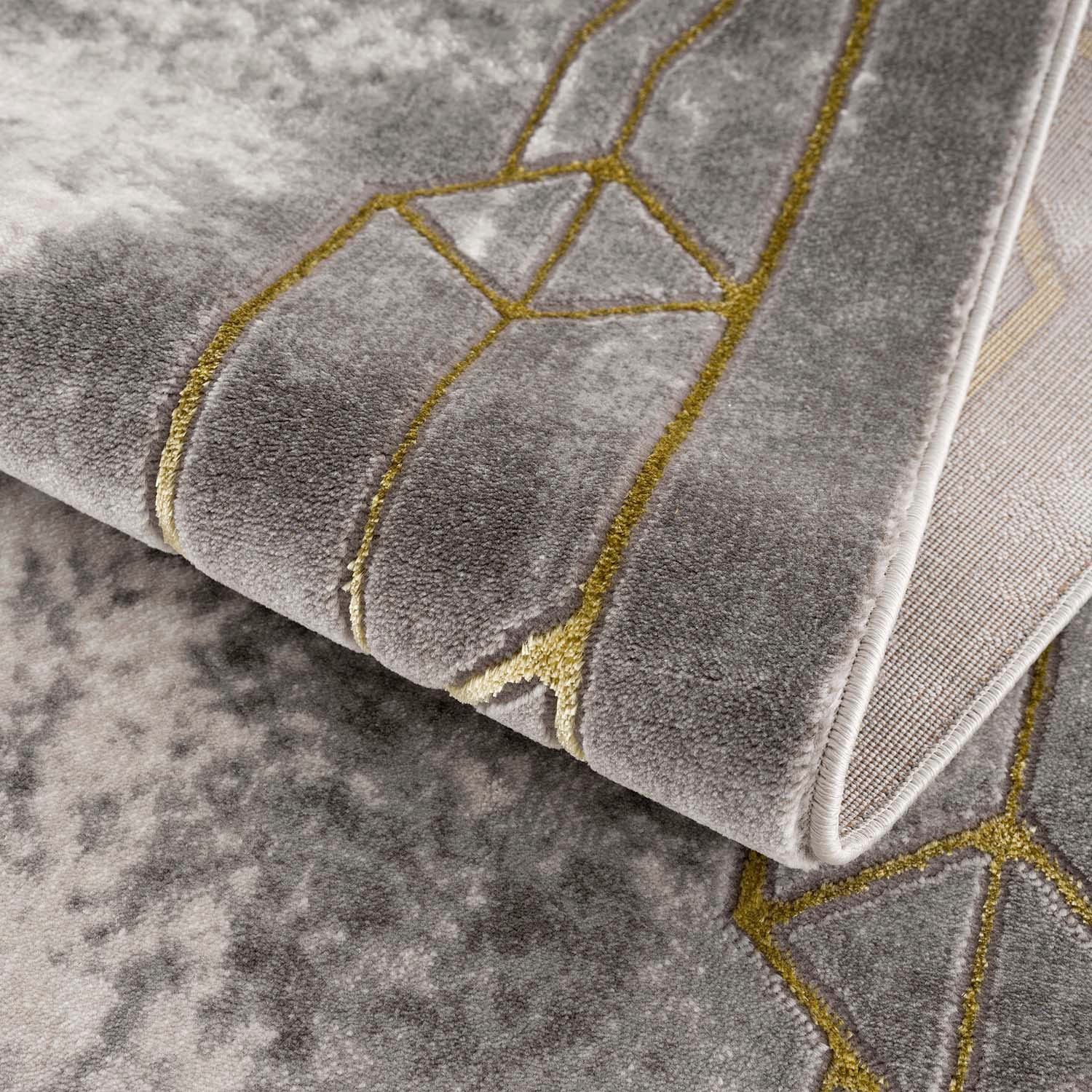 Carpet City Teppich »Noa 9337« rechteckig 11 mm Höhe Läufer, Kurzflor, Modern, Weicher Flor, Pflegeleicht, Wohnzimmer