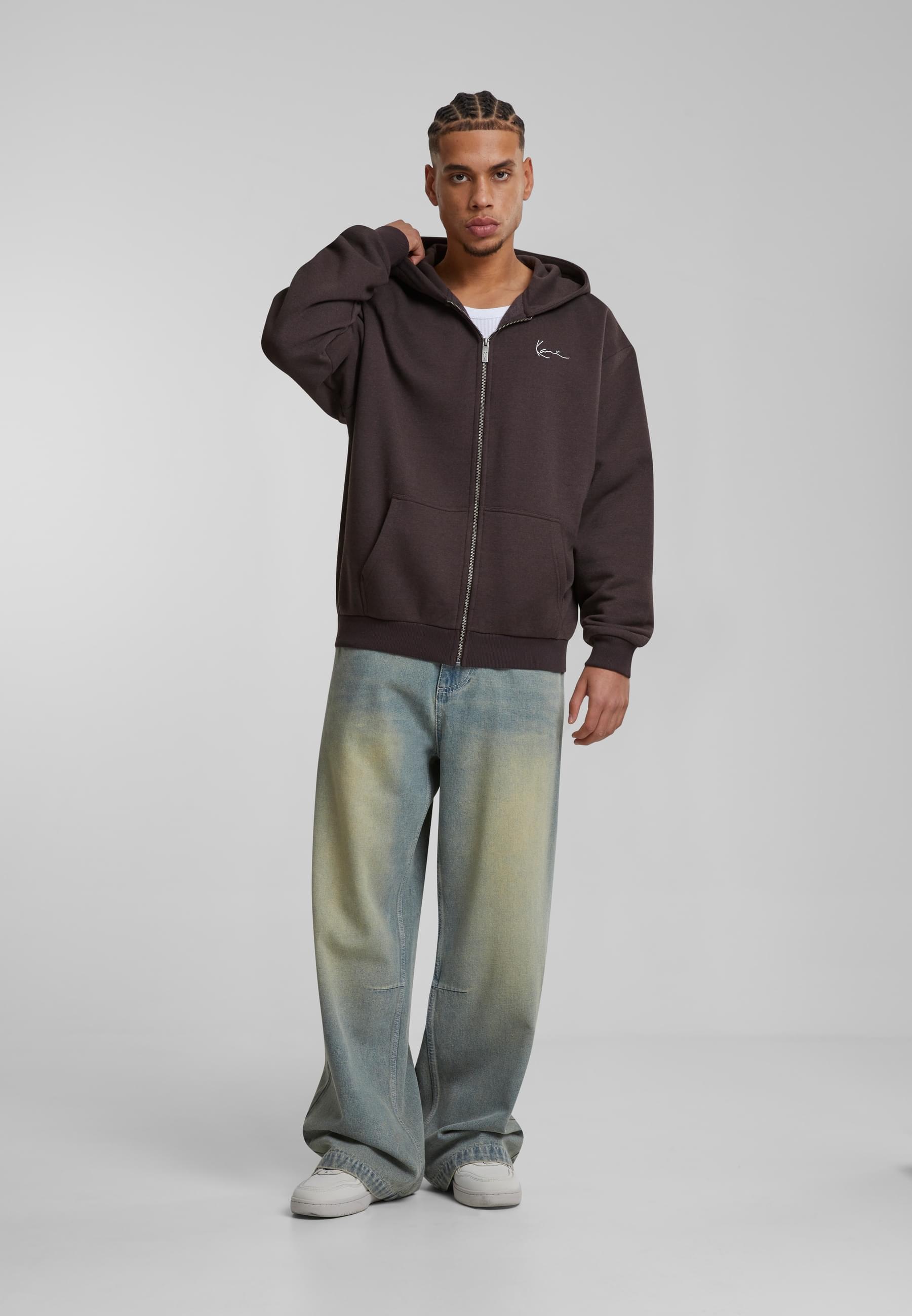 Karl Kani Sweatjacke »Karl Kani Karl Kani Small Signature Tribal OS Full Zip Hoodie«