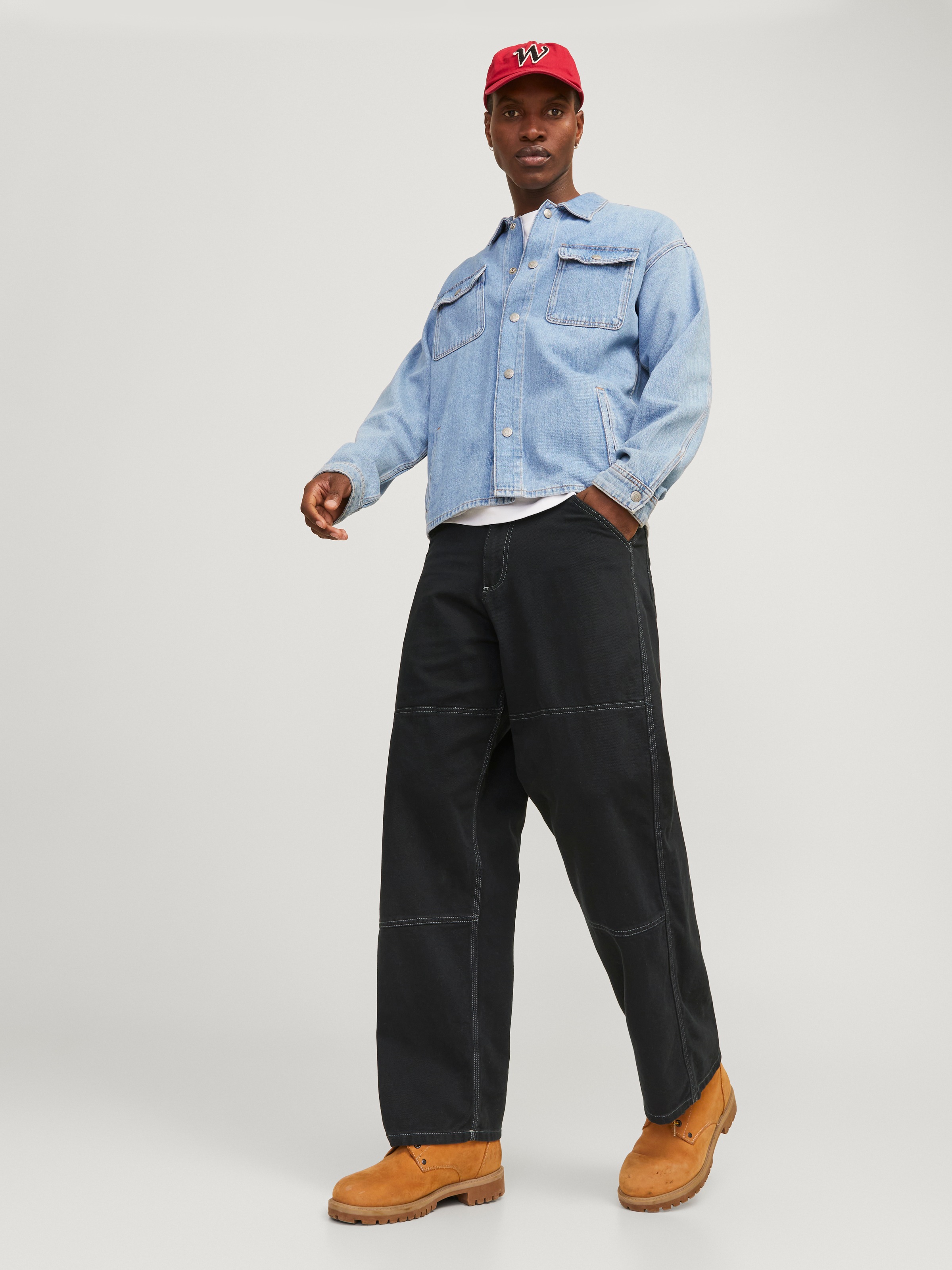 Jack & Jones Relaxhose »JPSTOWEN CONTRAST PANEL PANTS SN«