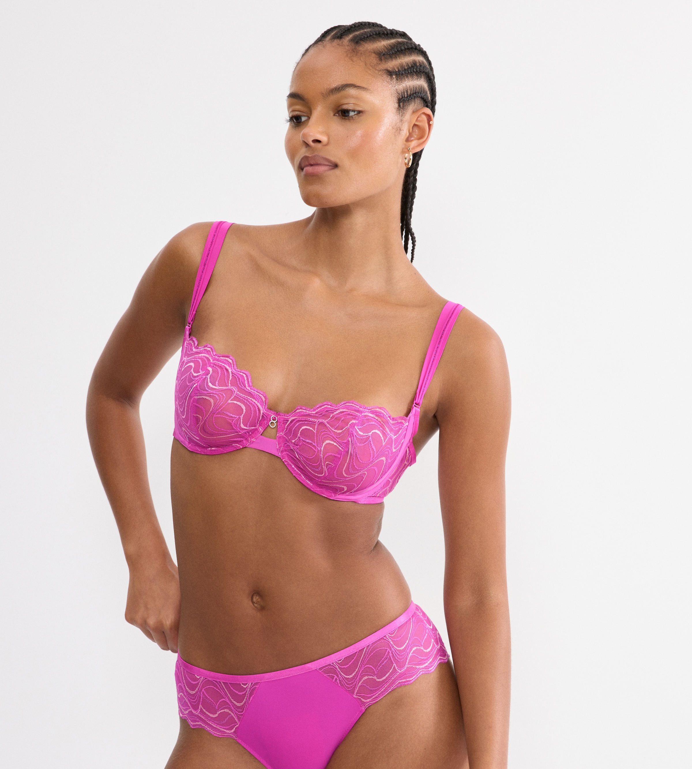 Triumph Palina Waves of Glow Balconette Bra Plum D 85 3