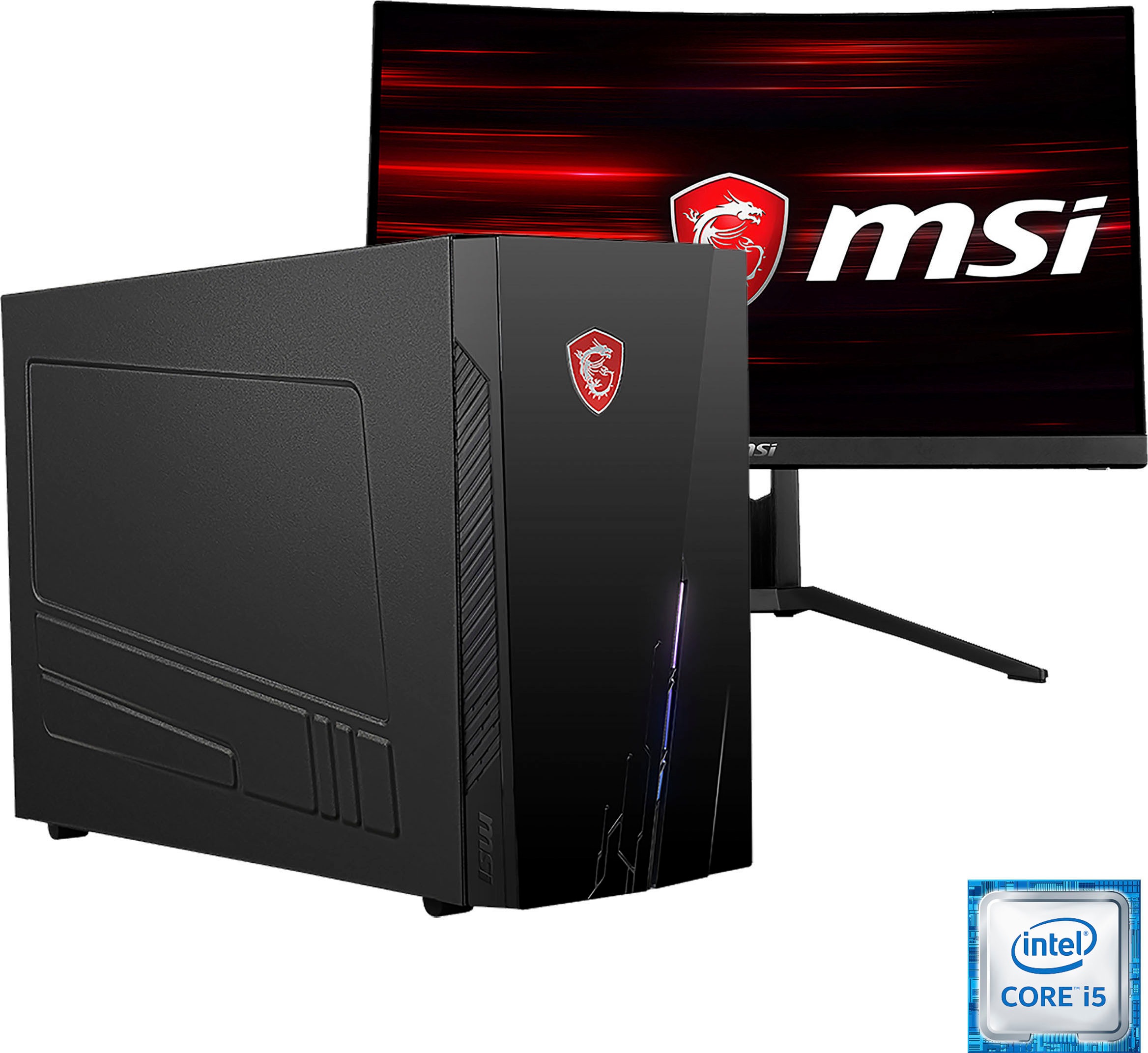 Msi Infinite S 9sc Optix Mag241cp Gaming Pc Intel Core I5 Nvidia Geforce Rtx 60 Baur