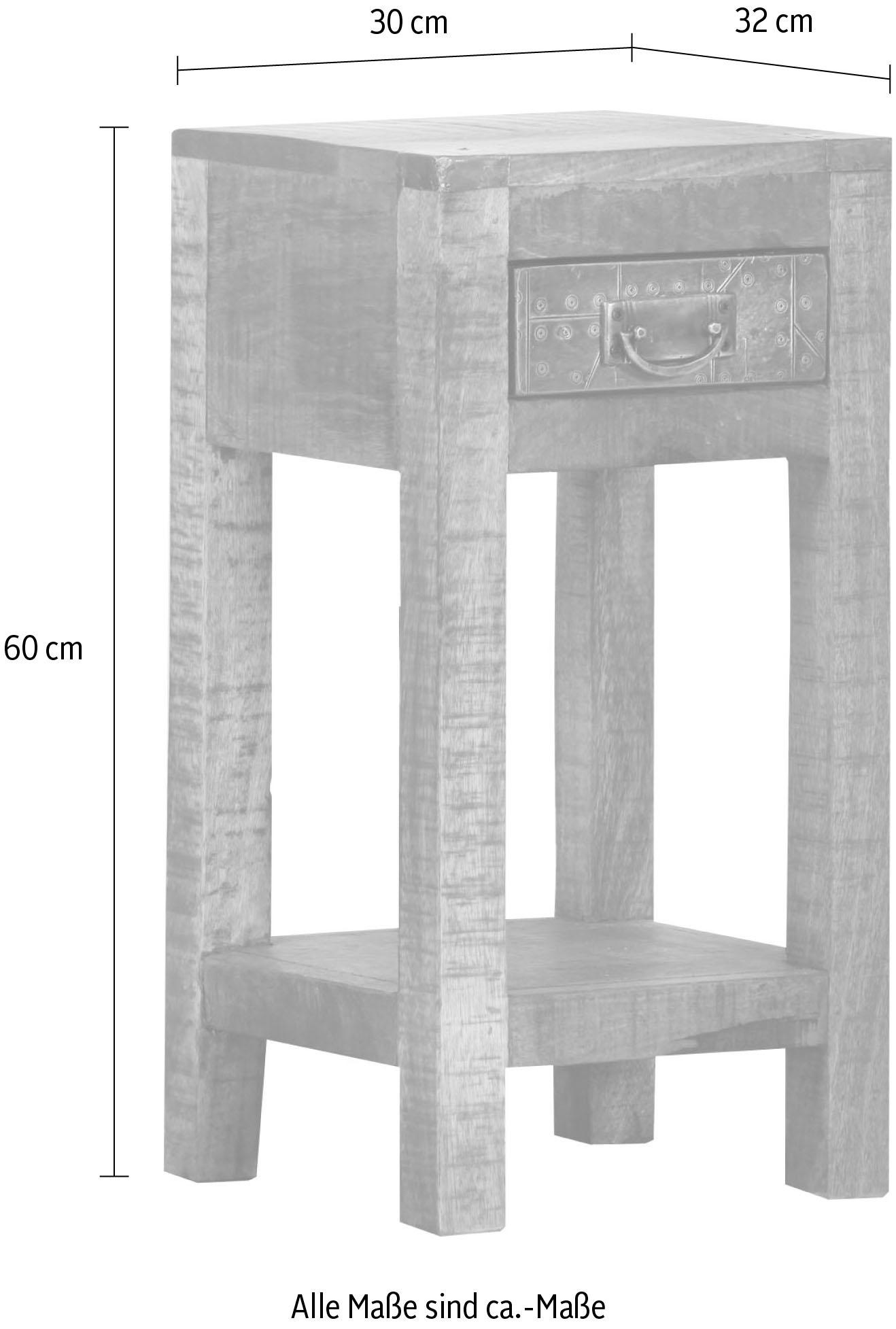 Gutmann Factory Beistelltisch »Oriental«, aus Massivholz Mango