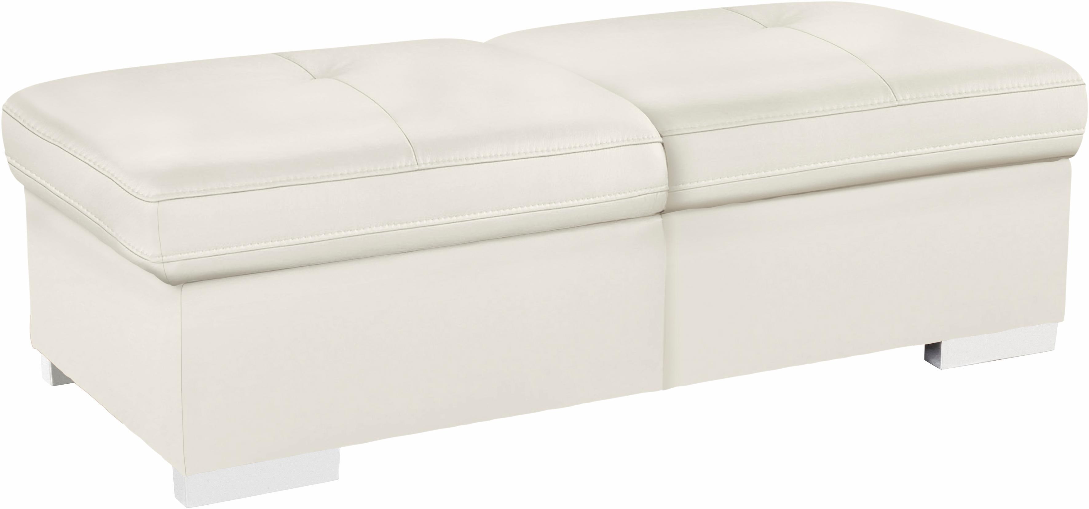 exxpo - sofa fashion Hocker "Spring Bankhocker, guter Sitzkomfort und tolle Verarbeitungsdetails" aus Luxus-Microfaser +Simply Clean - für besonders einfache Reinigung