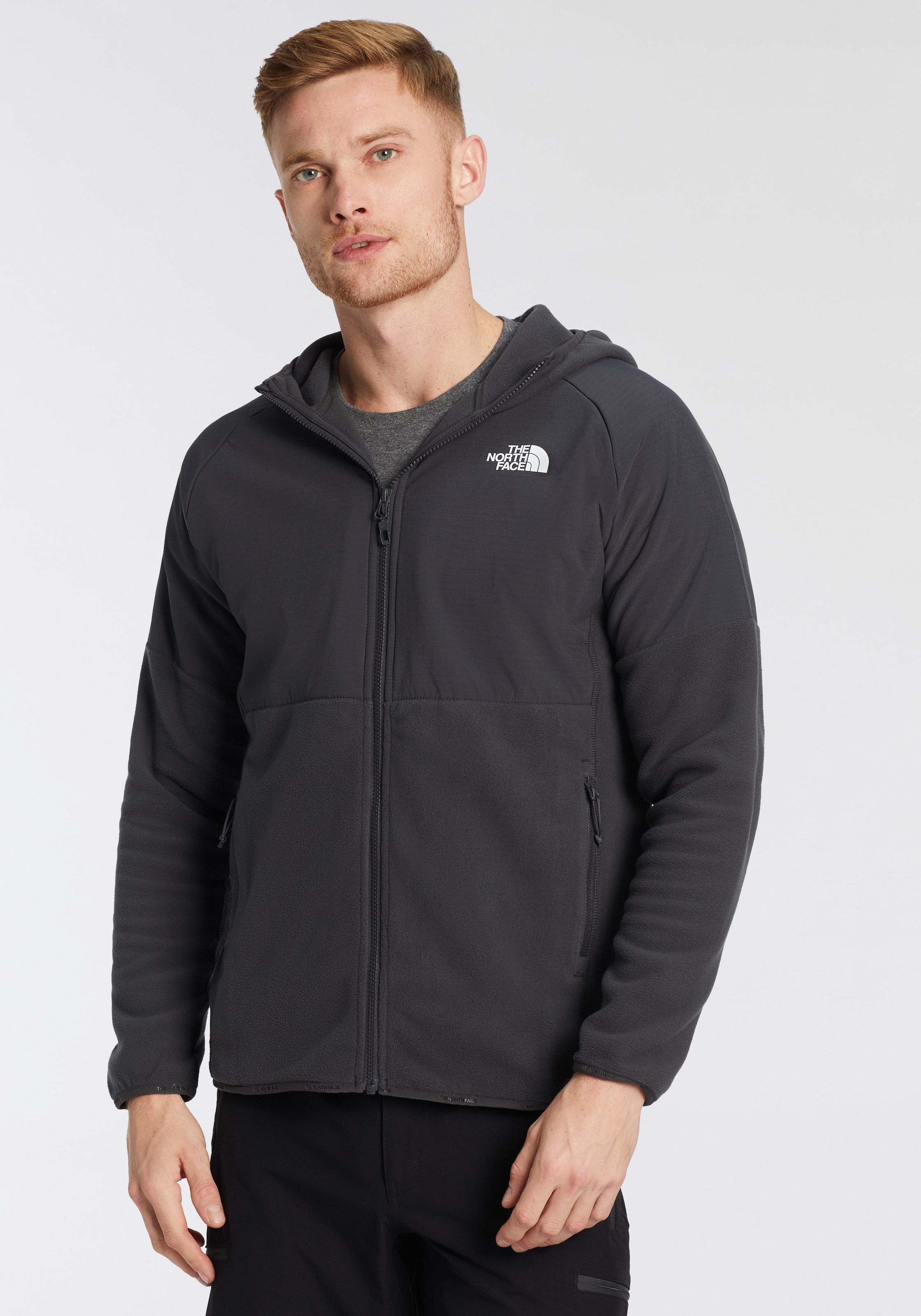 The North Face Fleecejacke "Glacier Fleece", mit Kapuze, mit Logodruck