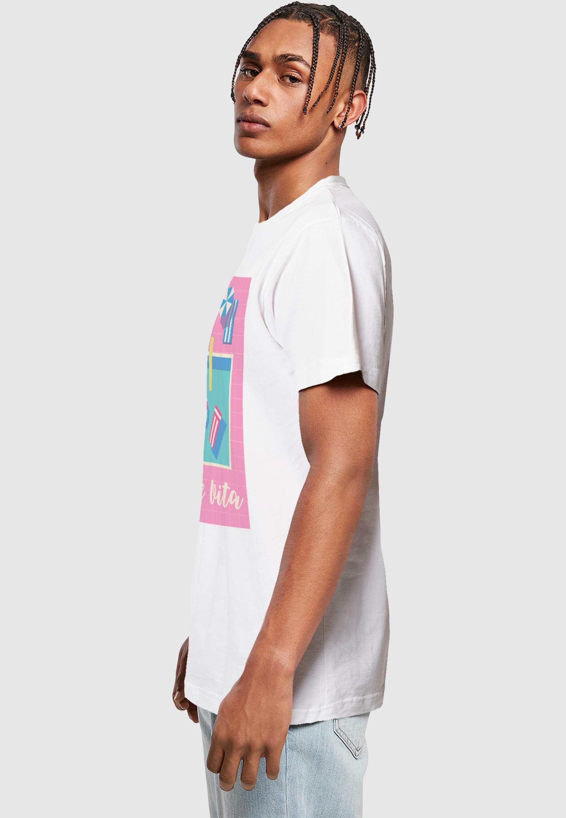 MisterTee T-Shirt »MisterTee Dolce Vita Tee«, (1 tlg.)