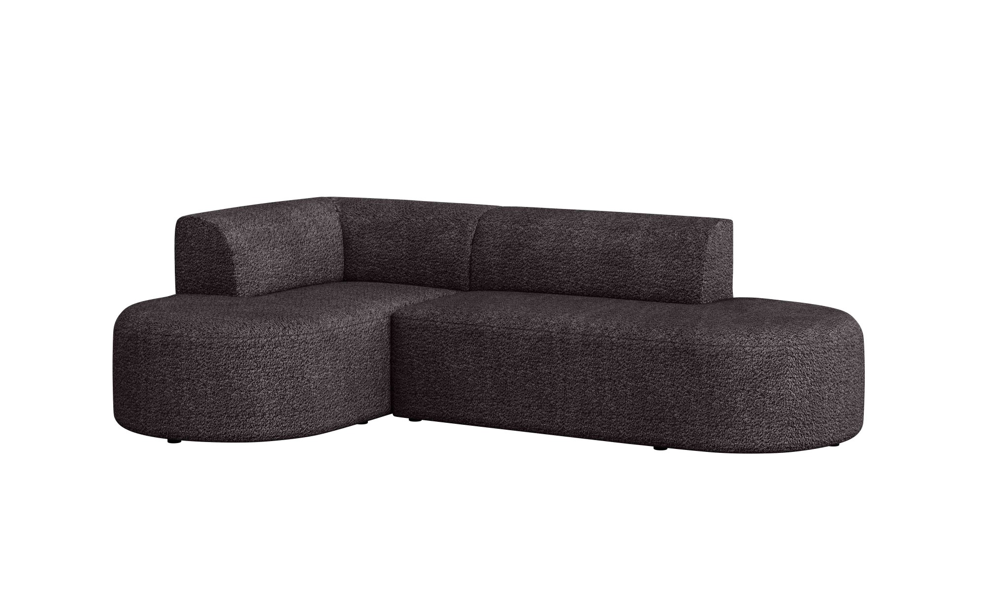 andas Ecksofa »Ecksofa Tvinne mit Ottomane links oder rechts bestellbar«, L-Form, mit Wellenunterfederung, BxTxH 260x170x73 cm