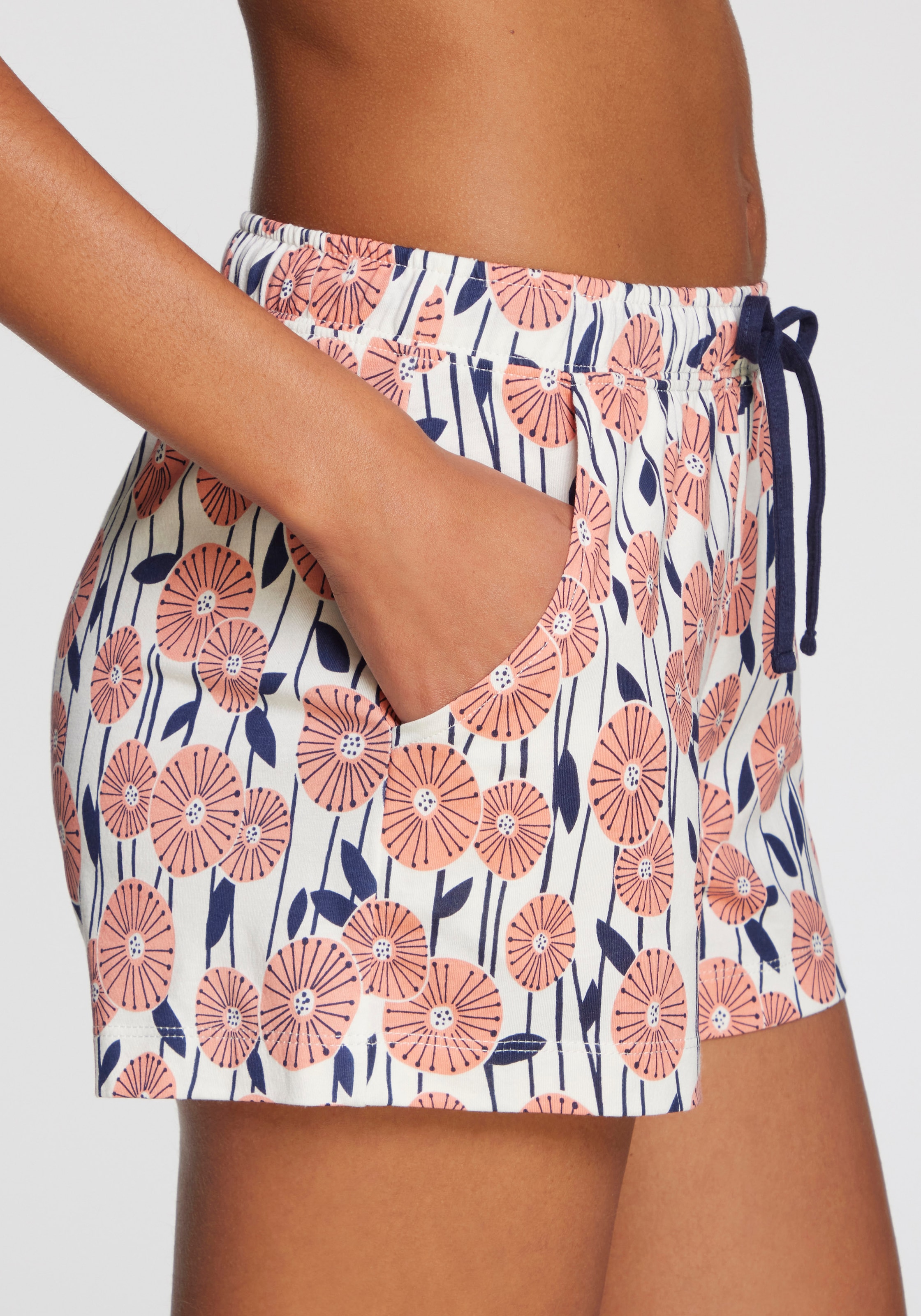 Vivance Dreams Pyjamashorts, mit schönem Alloverdruck günstig online kaufen