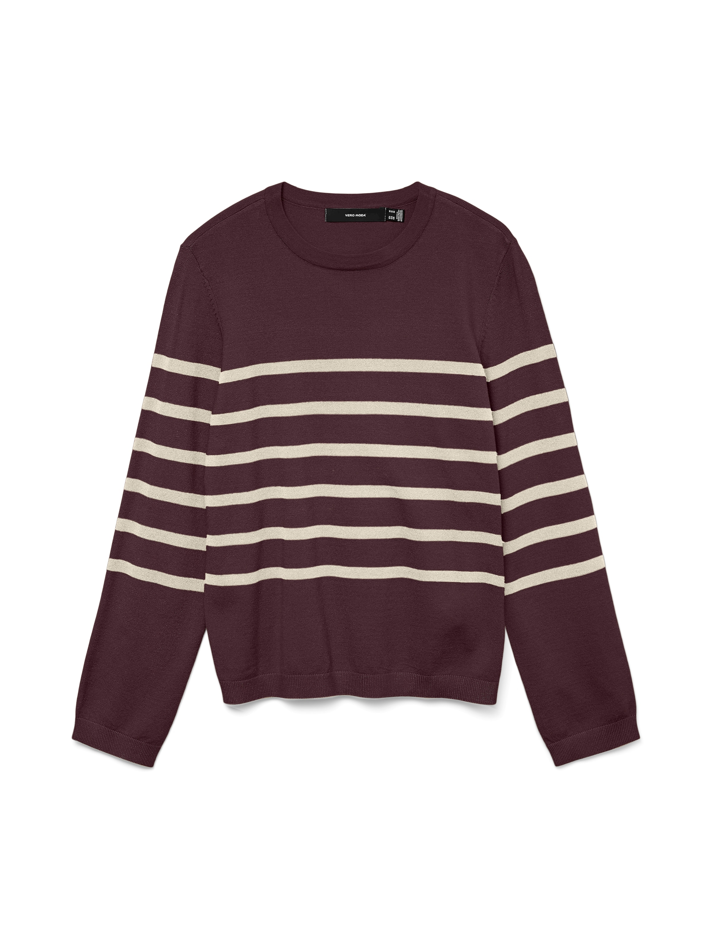Vero Moda Rundhalspullover "VMSABA PLAIN LS O-NECK PULLOVER GA NOOS" günstig online kaufen