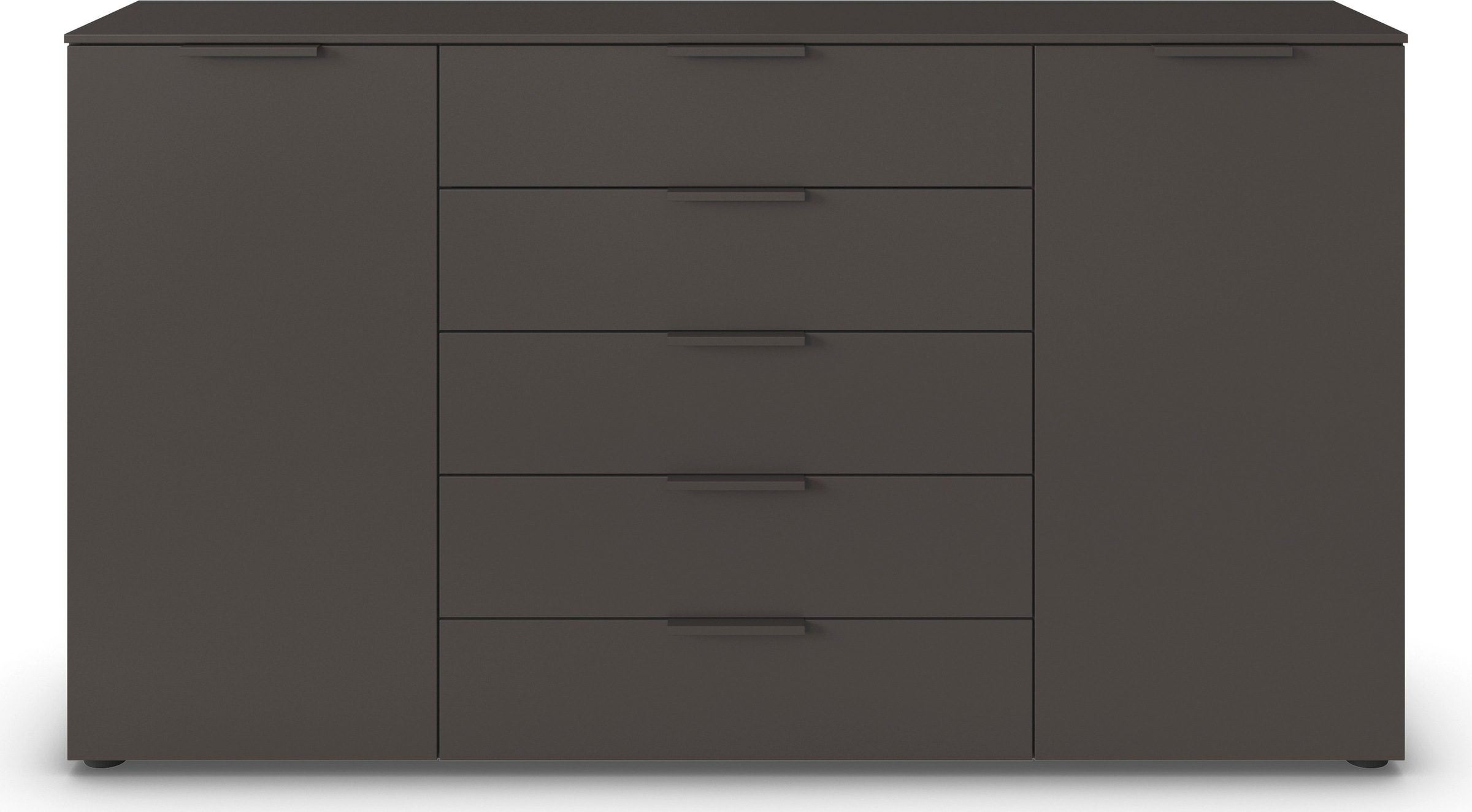 rauch Kommode »Flipp Schubladenkommode Wäscheschrank Schrank Bestseller«, 2-türig mit 5 Schubladen und Soft-Close-Funktion in zwei Breiten