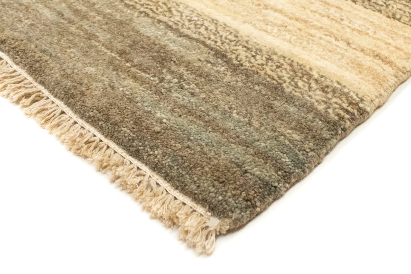 »Gabbeh morgenland BAUR | handgeknüpft grau«, rechteckig, handgeknüpft bestellen Teppich Wollteppich