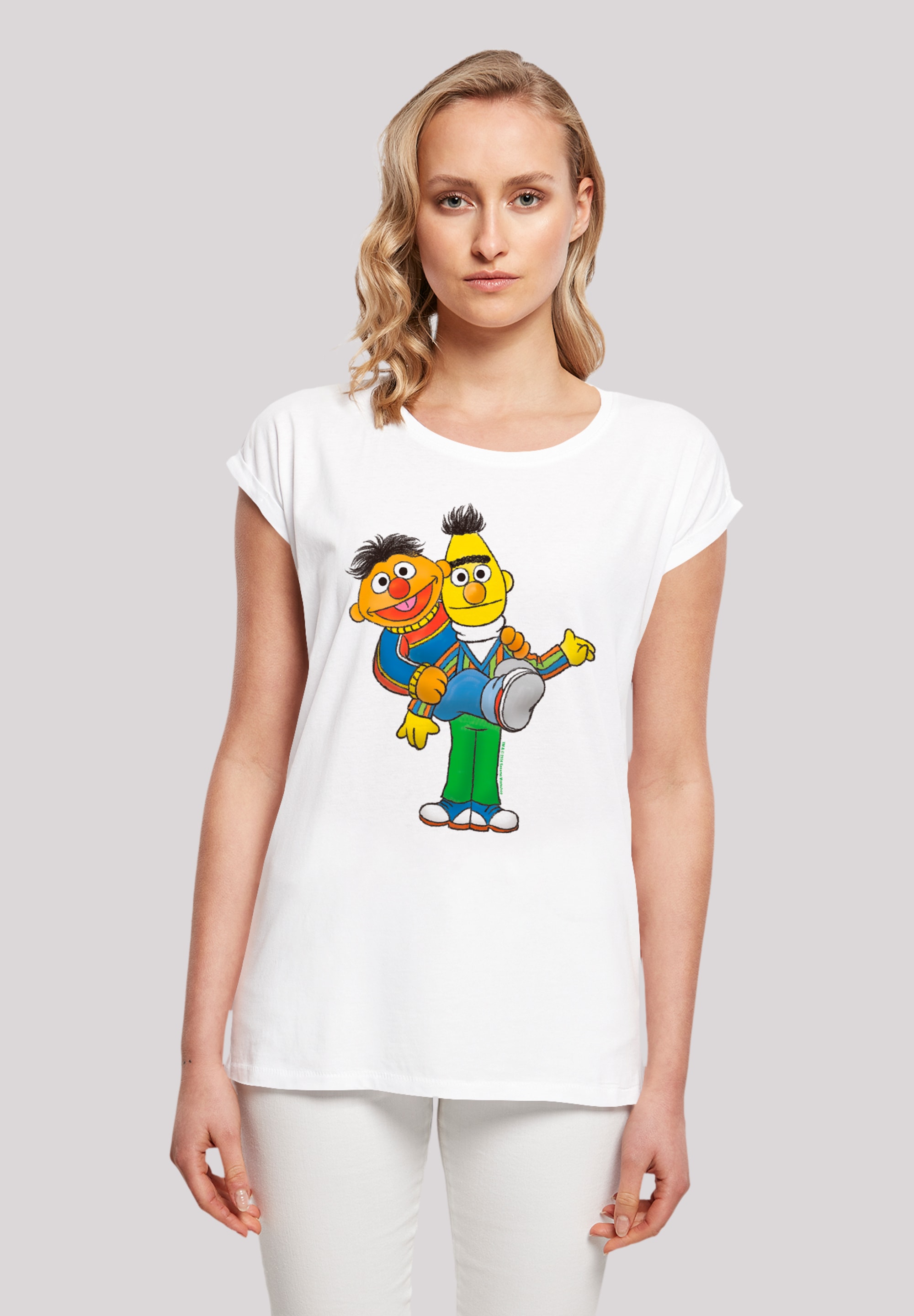 F4NT4STIC T-Shirt "Sesamstraße Ernie & Bert", Premium Qualität, Weihnachts- günstig online kaufen