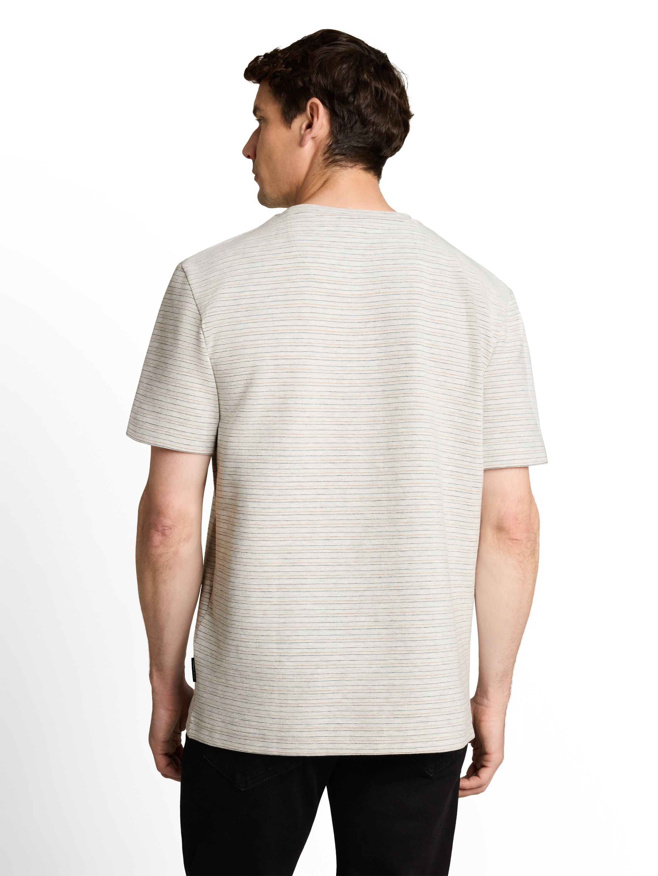 TOM TAILOR Kurzarmshirt Sommershirt mit feinen Streifen
