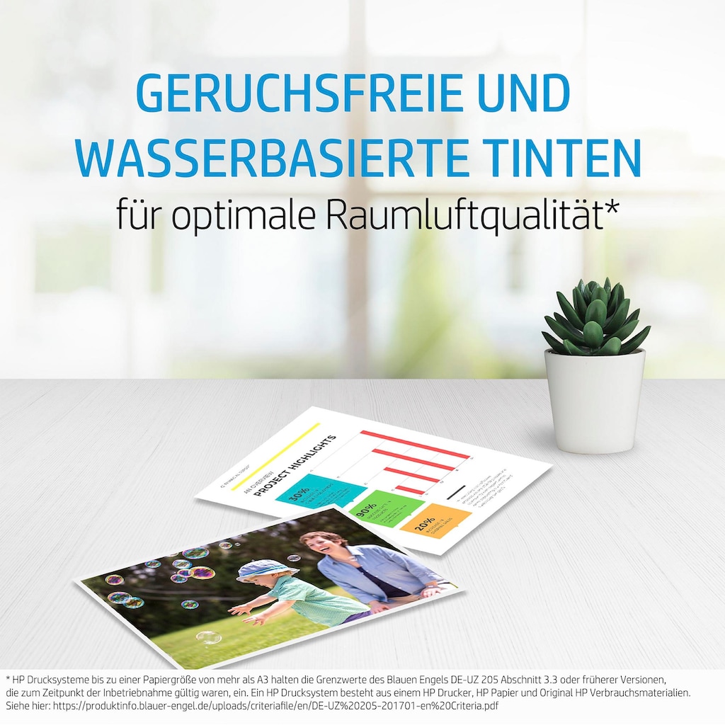 HP Nachfülltinte »305 2er-Pack 6ZD17AE, Cyan/Magenta/Gelb/Schwarz«, für HP, (Packung, 2 St.)