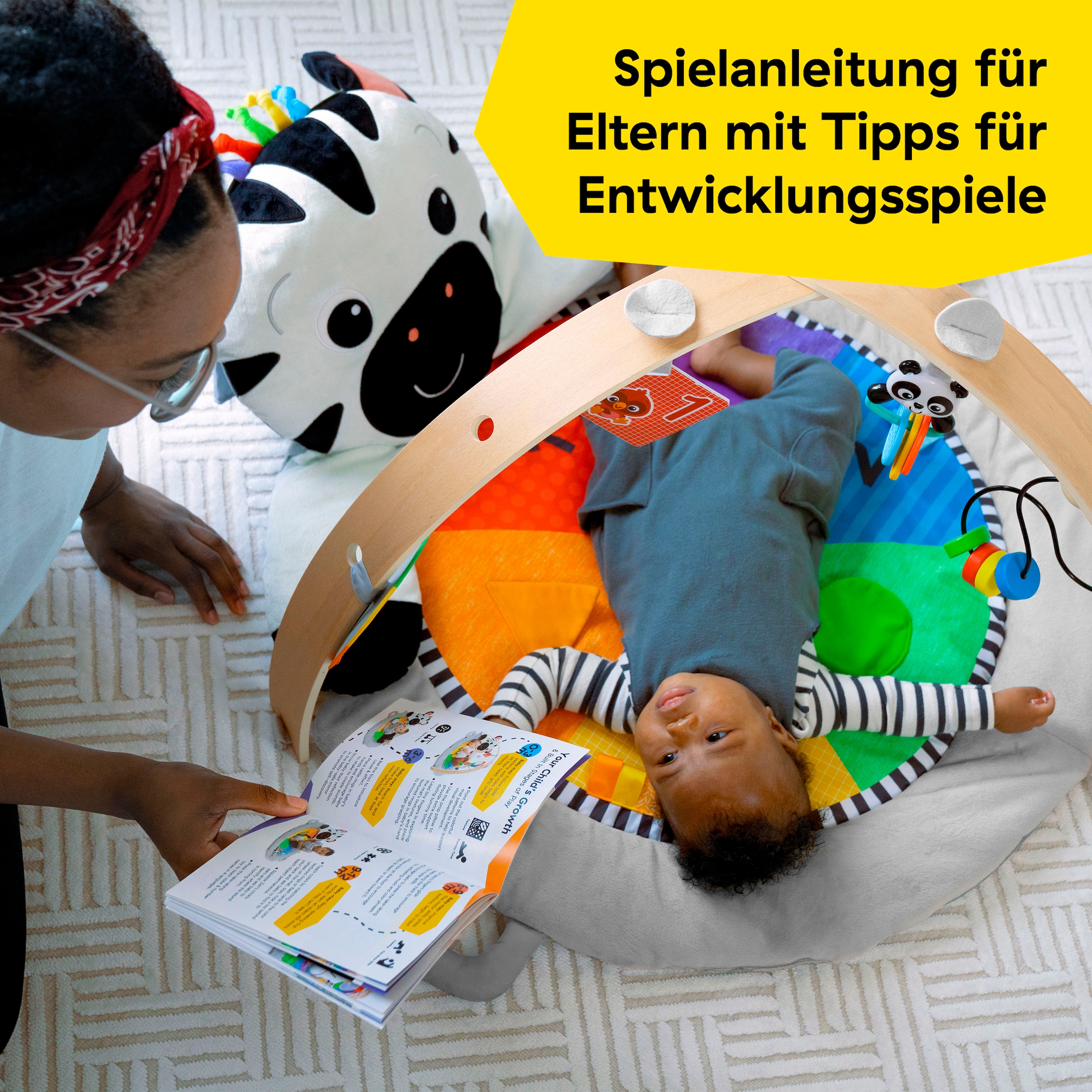 Baby Einstein Spielbogen »Zen's Activity Milestones™ Plush Gym« mit Licht- und Sound