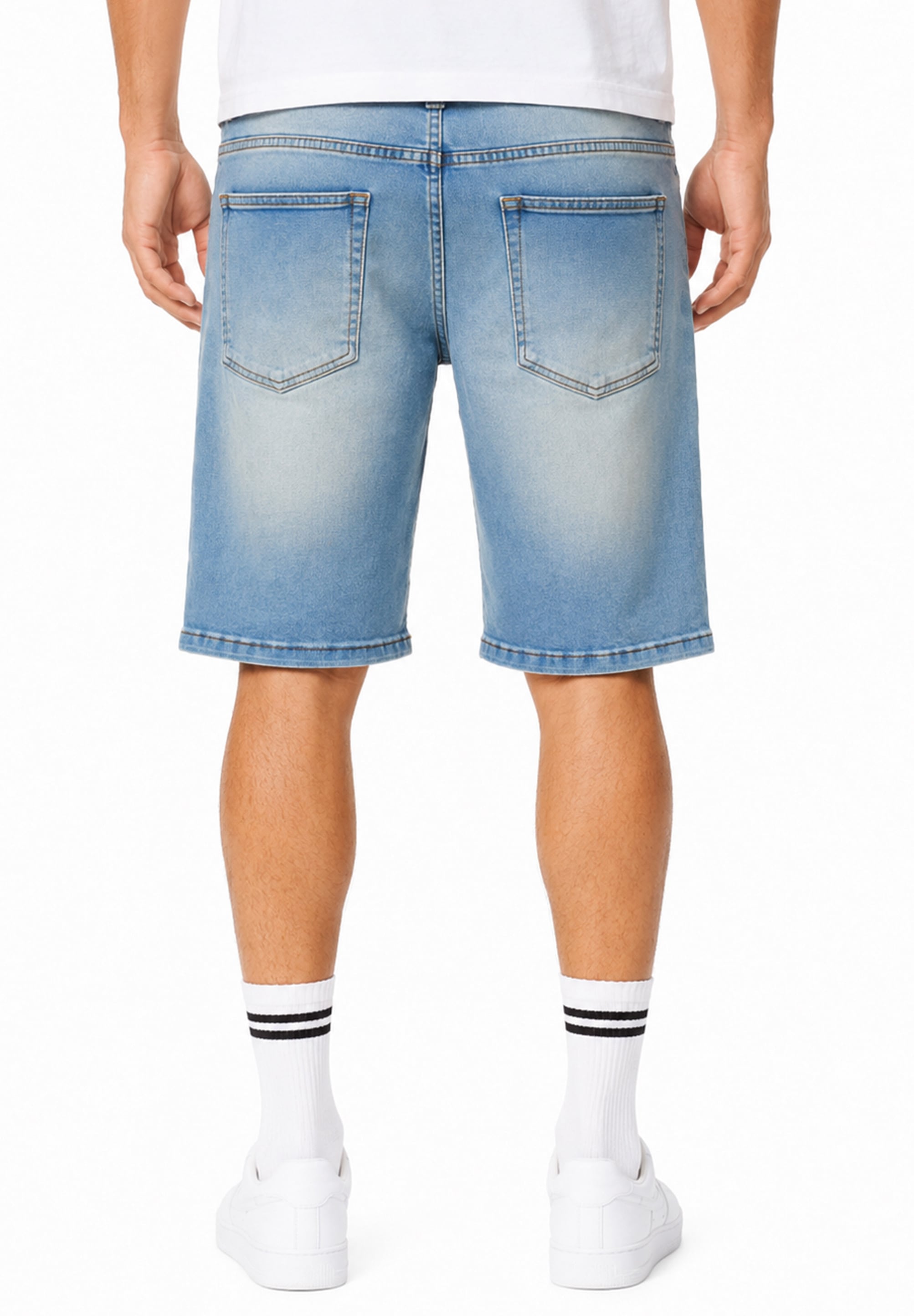 SOULSTAR Shorts »im Baggy-Fit aus 100% Baumwolle für Herren«  Sommer-Shorts Bermuda für Männer mit Elasthan