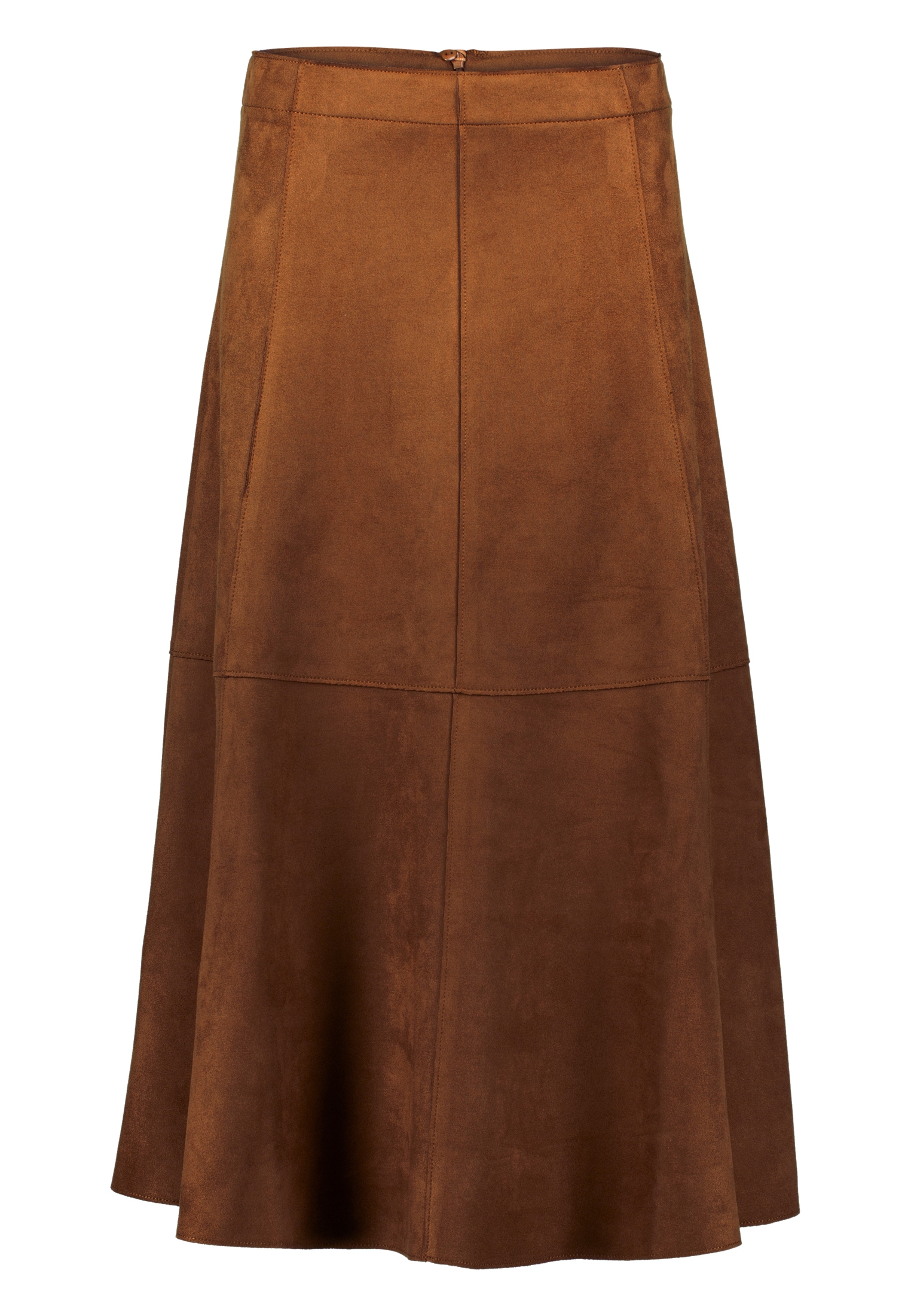 Zero Minirock »Damen in Velourlederoptik« Plain/ohne Details