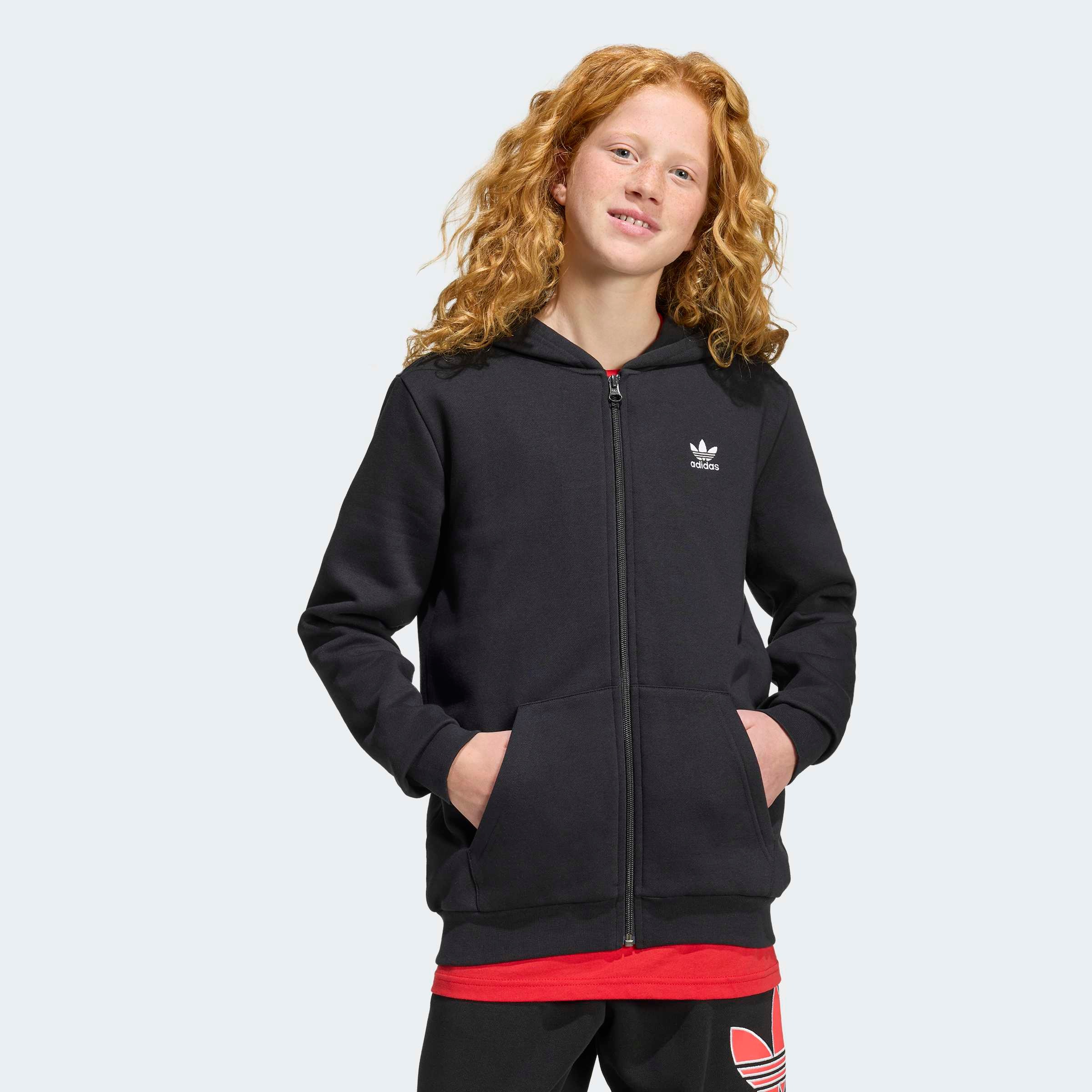 adidas Originals Kapuzensweatshirt "LOOSE FULL ZIP AUS FLEECE"