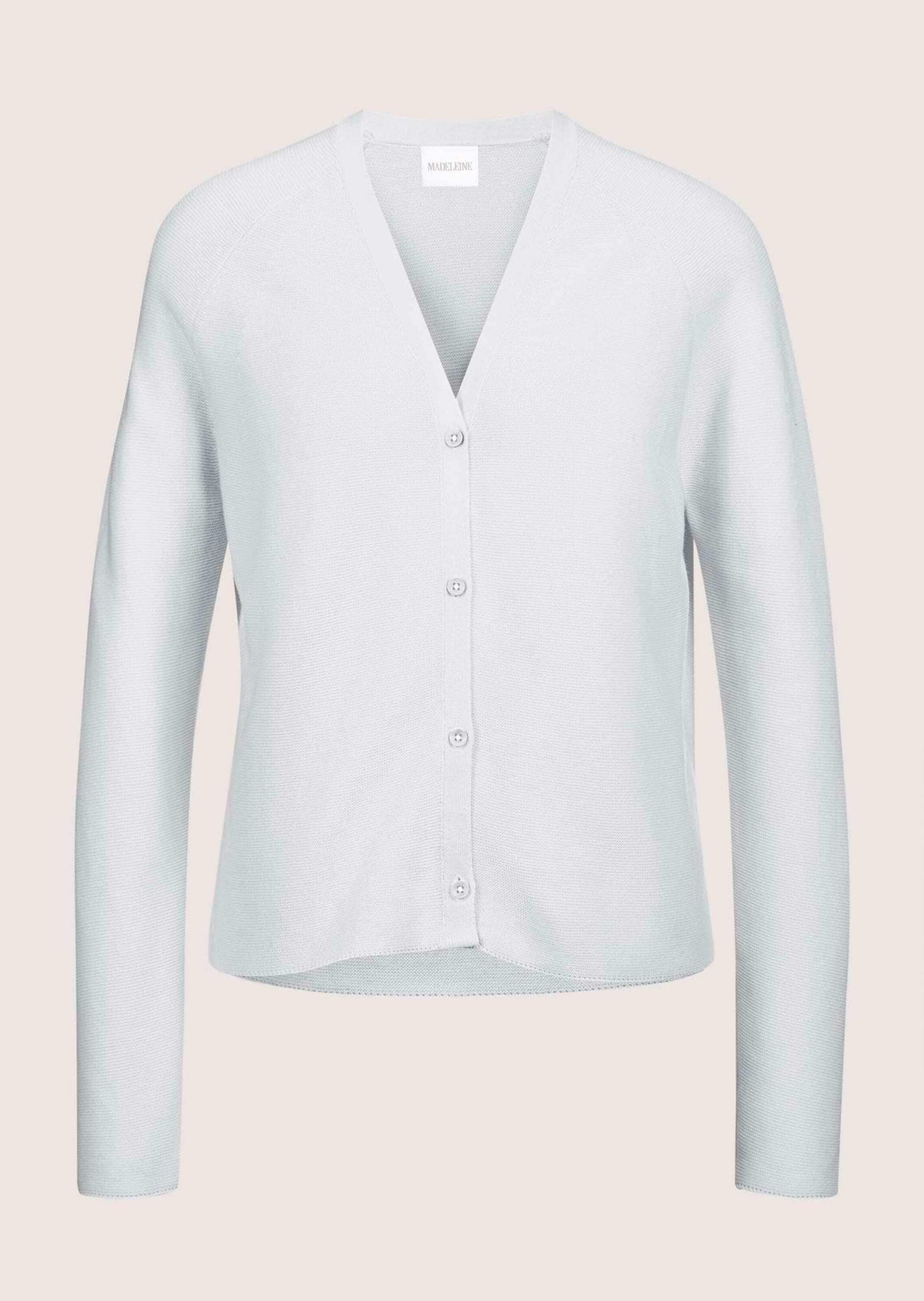 MADELEINE Strickjacke "Strickjacke Modische Strickjacke mit V-Ausschnitt"