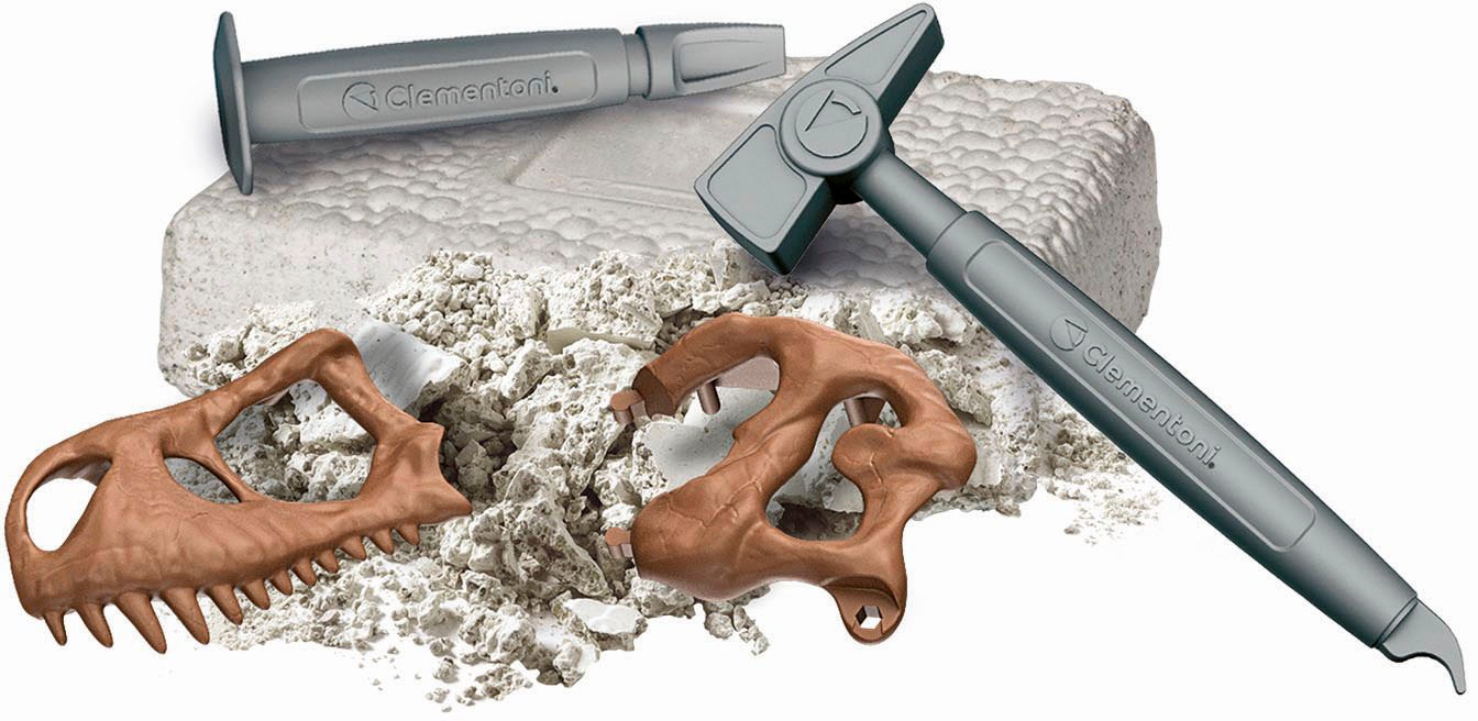 Clementoni® Experimentierkasten »Galileo, Ausgrabungs-Set Riesenschädel des T-Rex«, Made in Europe