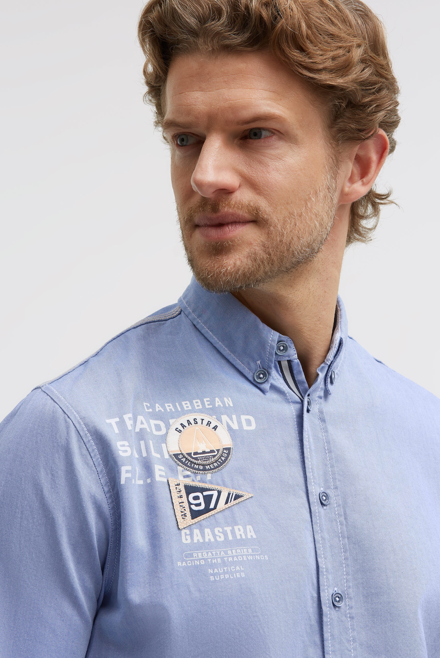 Gaastra Langarmhemd mit reflektierenden Tapes