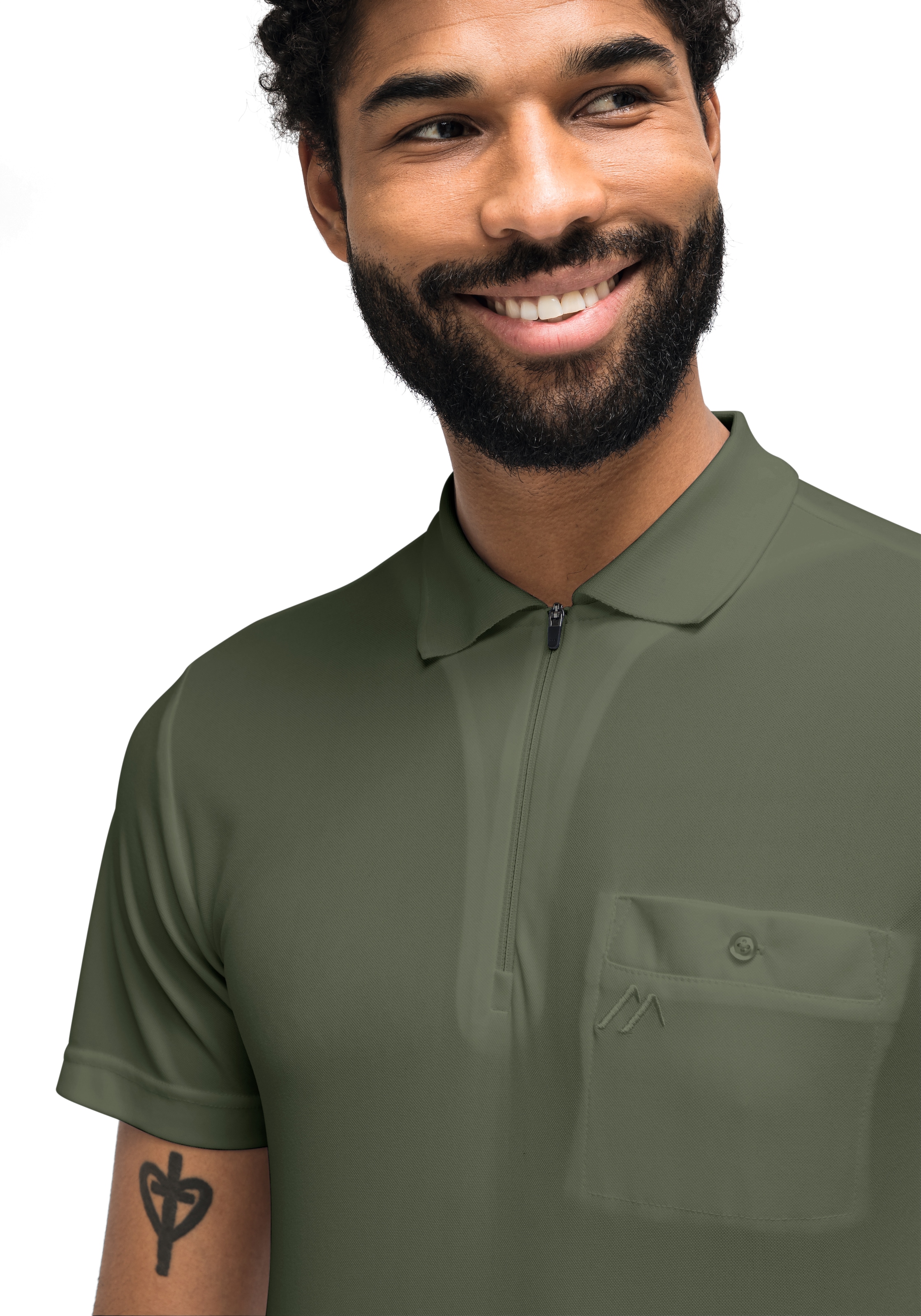 Maier Sports Funktionsshirt »Arwin 2.0«, Eignet sich ideal für Wanderungen und Freizeitaktivitäten