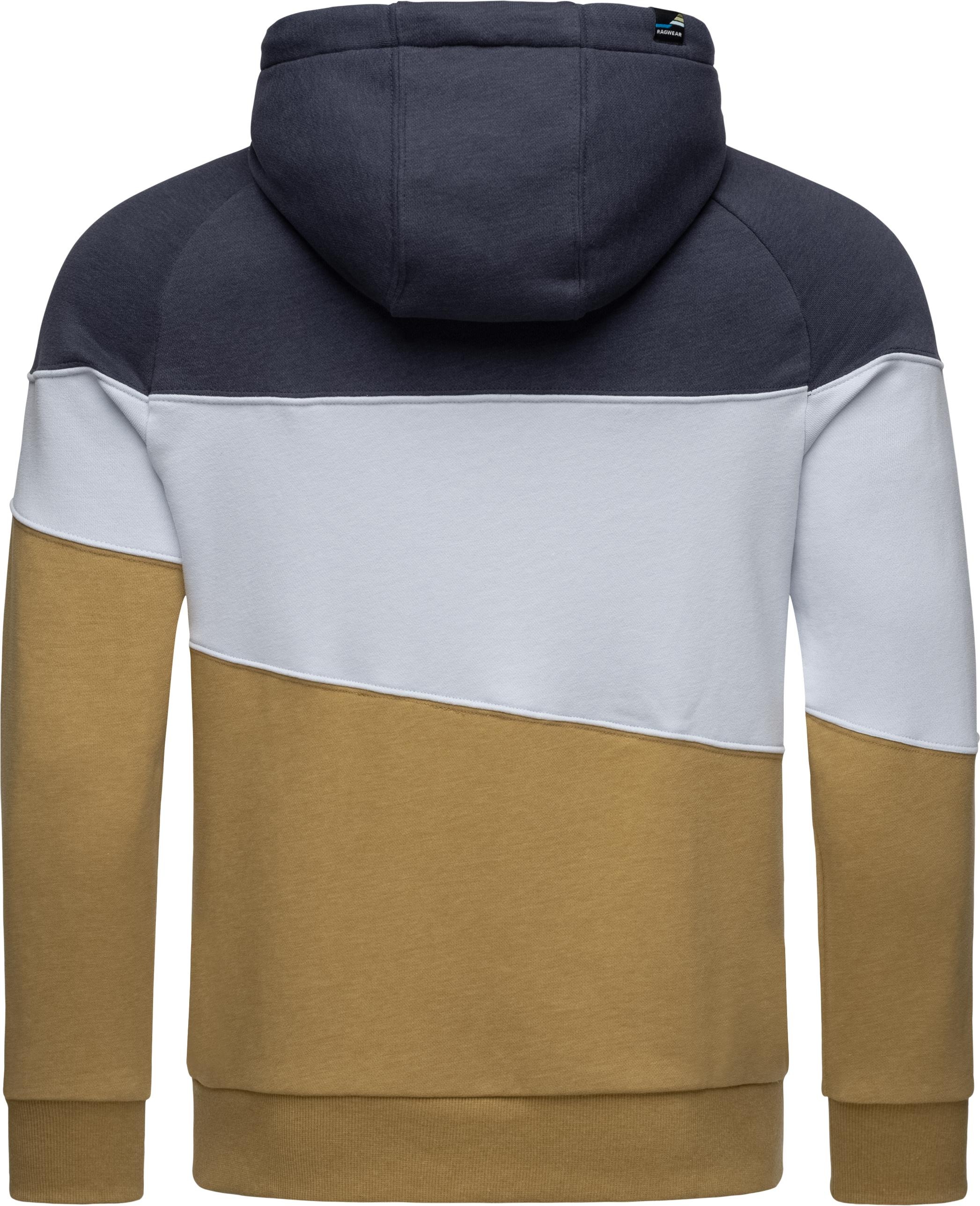 Ragwear Kapuzenpullover »Thres«, Sportlicher Herren Pullover mit Blockstreifen