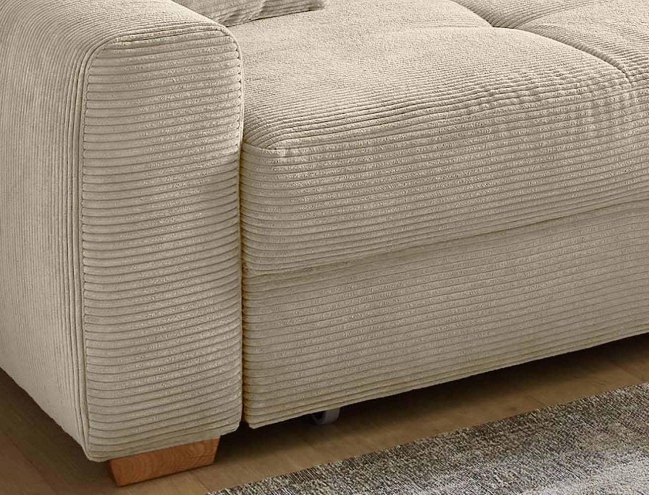 Jockenhöfer Gruppe Ecksofa »Slider, L-Form, 140kg Belastbarkeit«, elektromotorische Sitztiefenverstellung,USB-Ladeports,mit Kopfstützen
