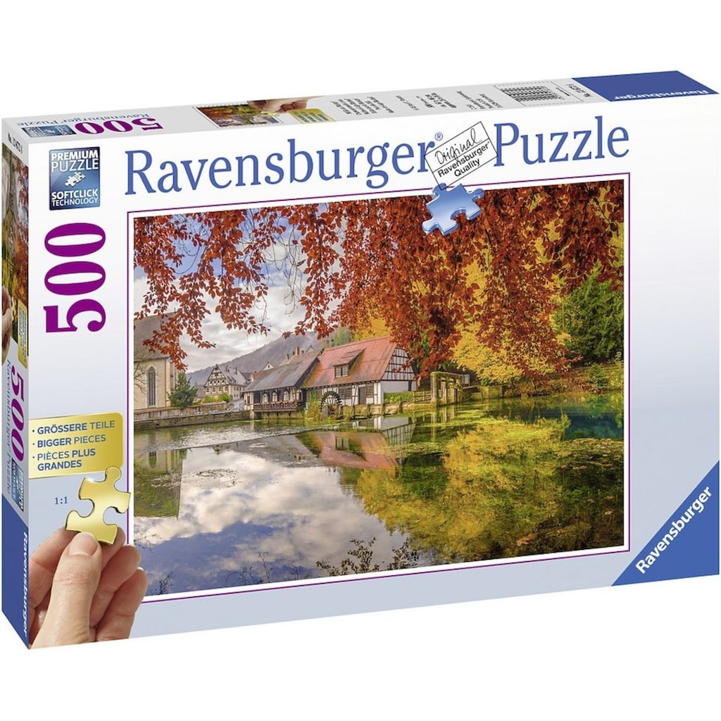 Ravensburger Puzzle »Mühle am Blautopf«, Made in Germany, FSC® - schützt Wald - weltweit