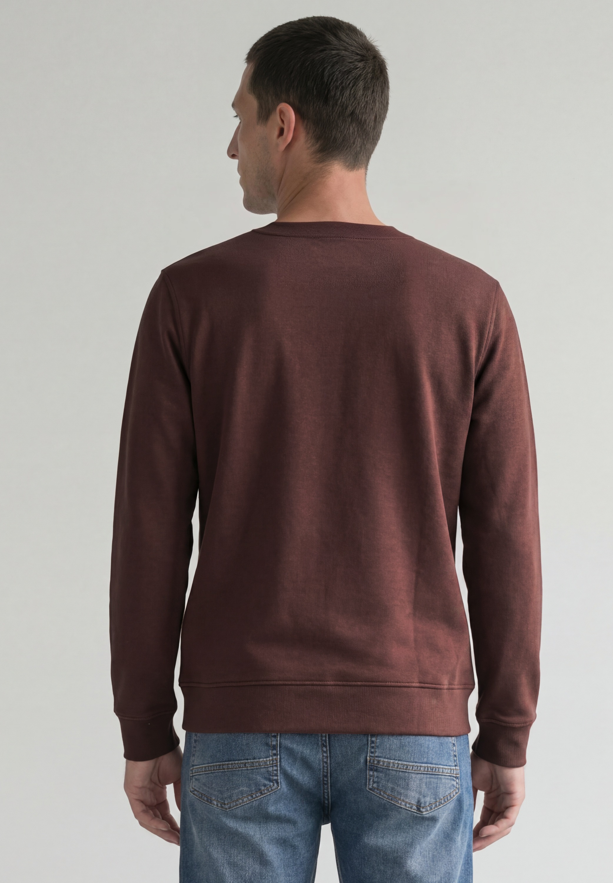 STREET ONE MEN Sweatshirt , in Unifarbe
