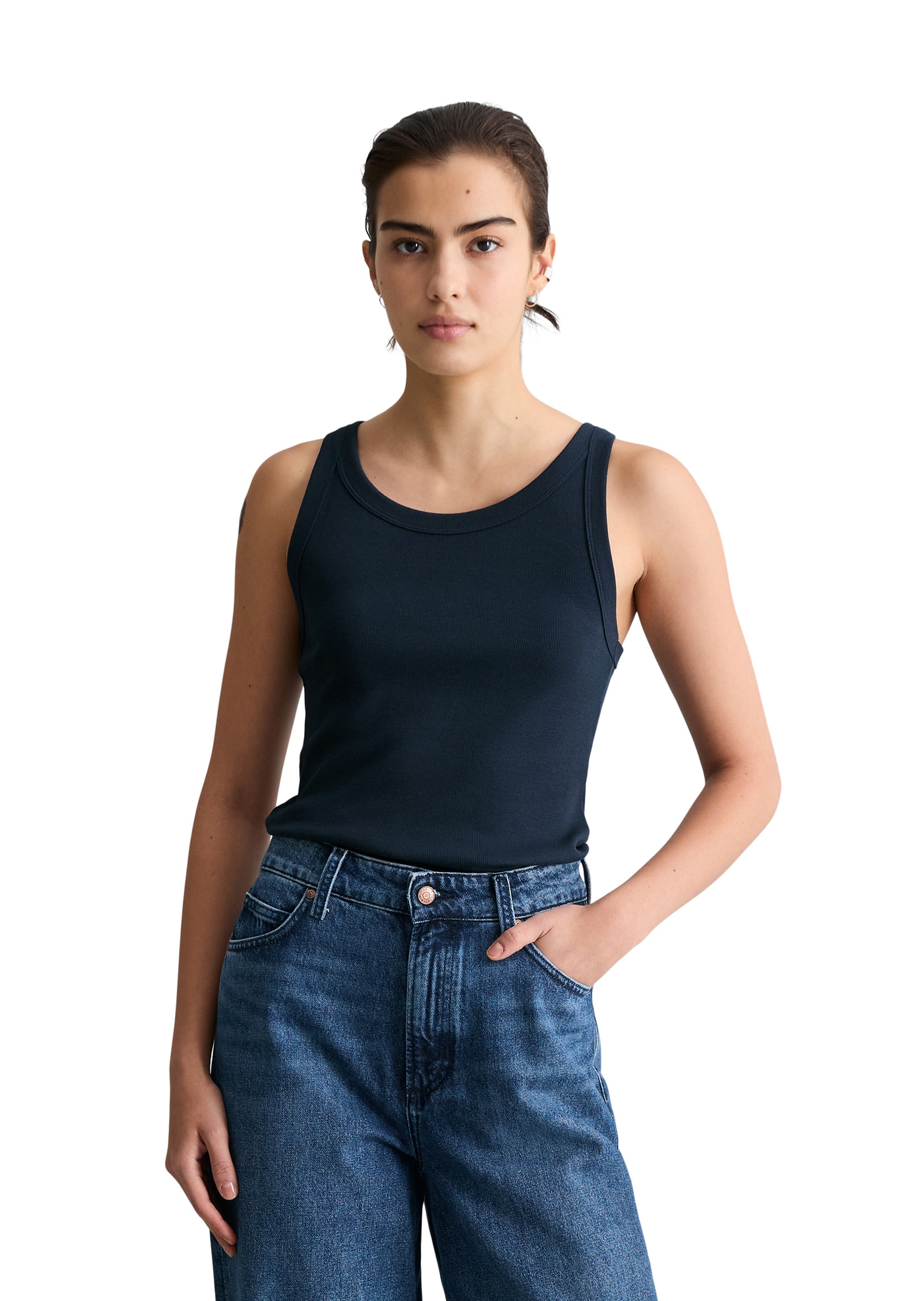 Marc O'Polo DENIM T-Shirt »aus Bio-Baumwoll-Stretchjersey«