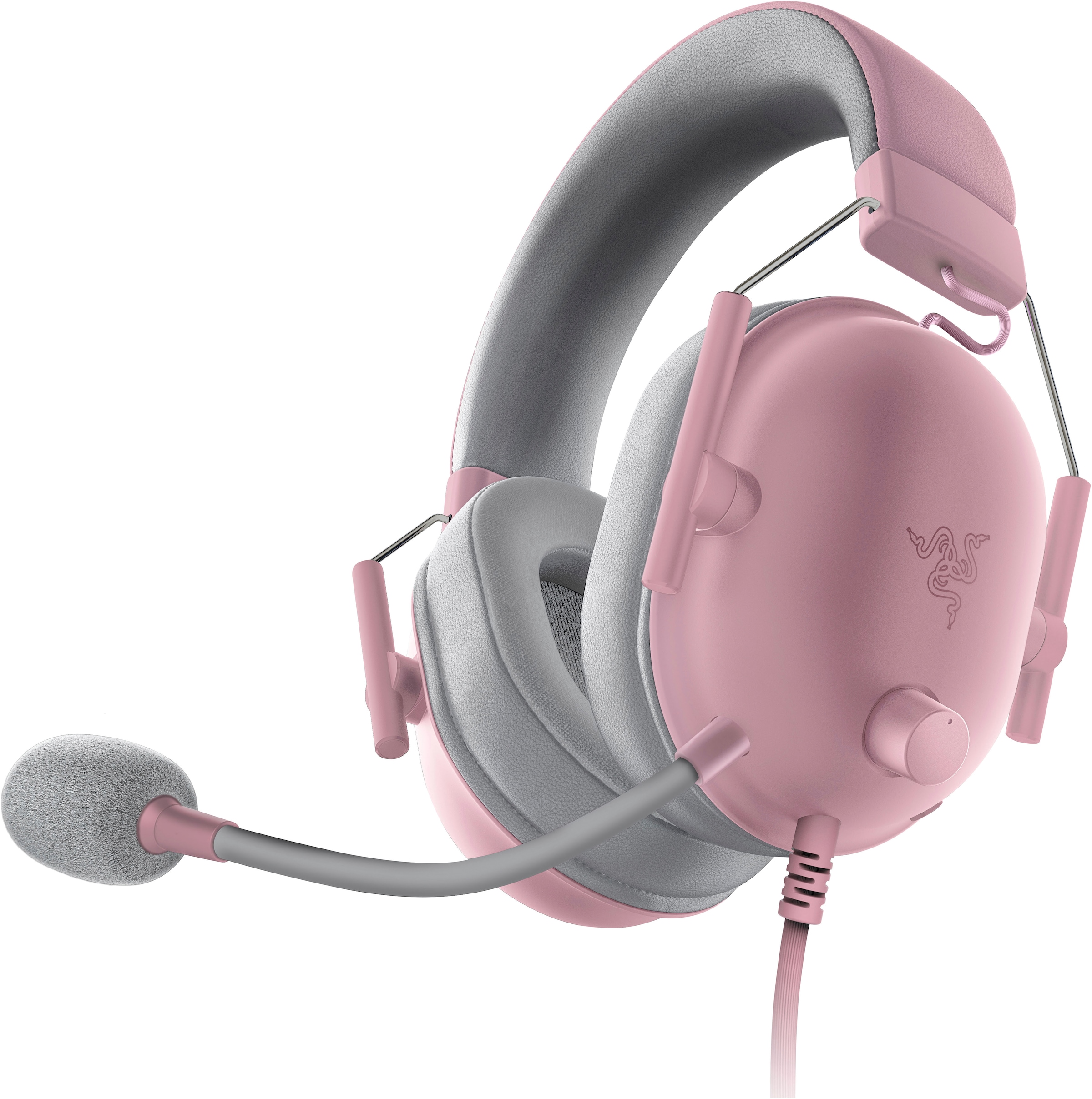 RAZER Gaming-Headset »BlackShark V2 X (PlayStation Lizensiert)«, Geräuschisolierung-Stummschaltung