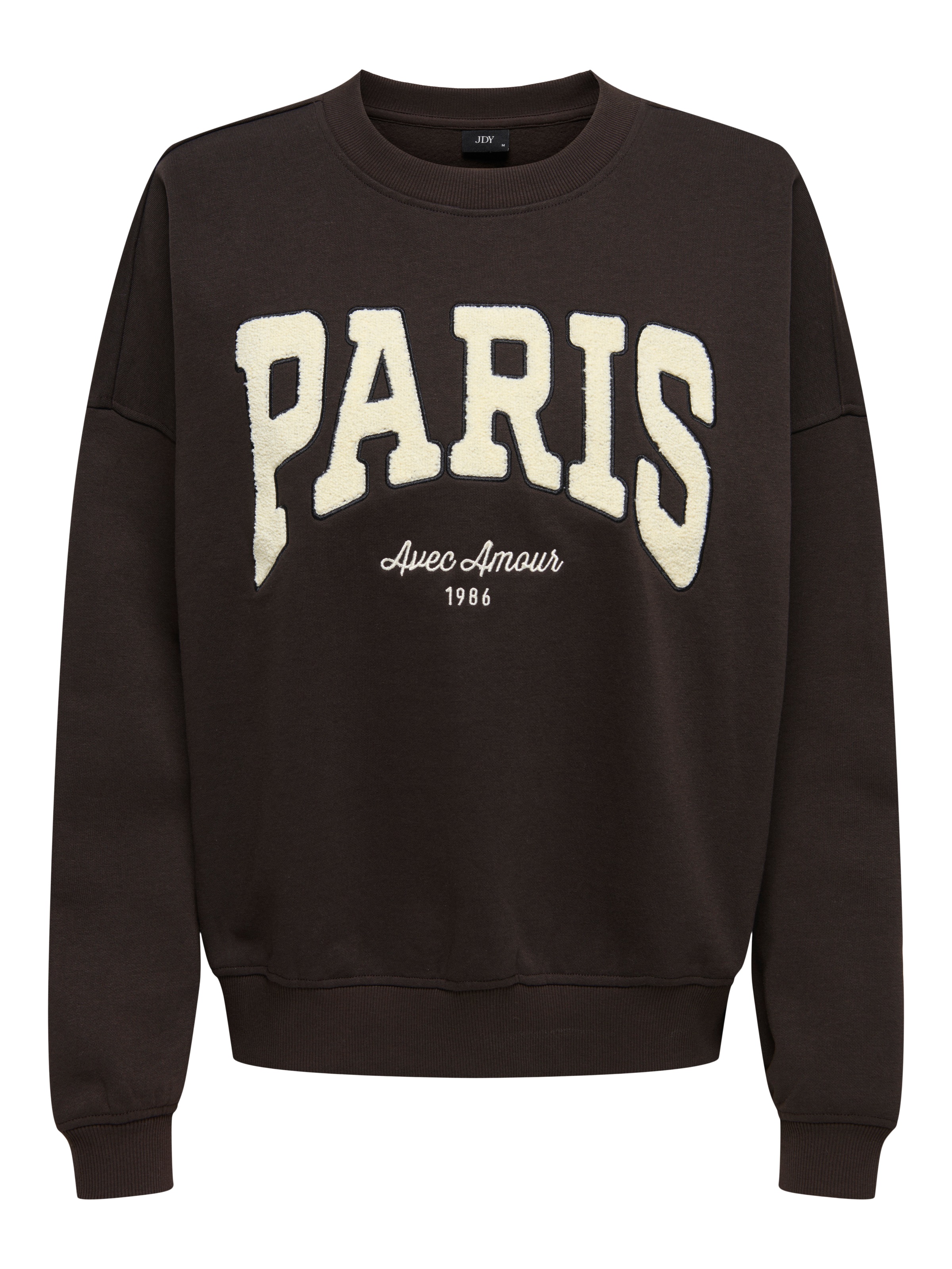 JDY Sweatshirt »JDYMESA L/S O-NECK EMB SWEAT JRS NOOS«